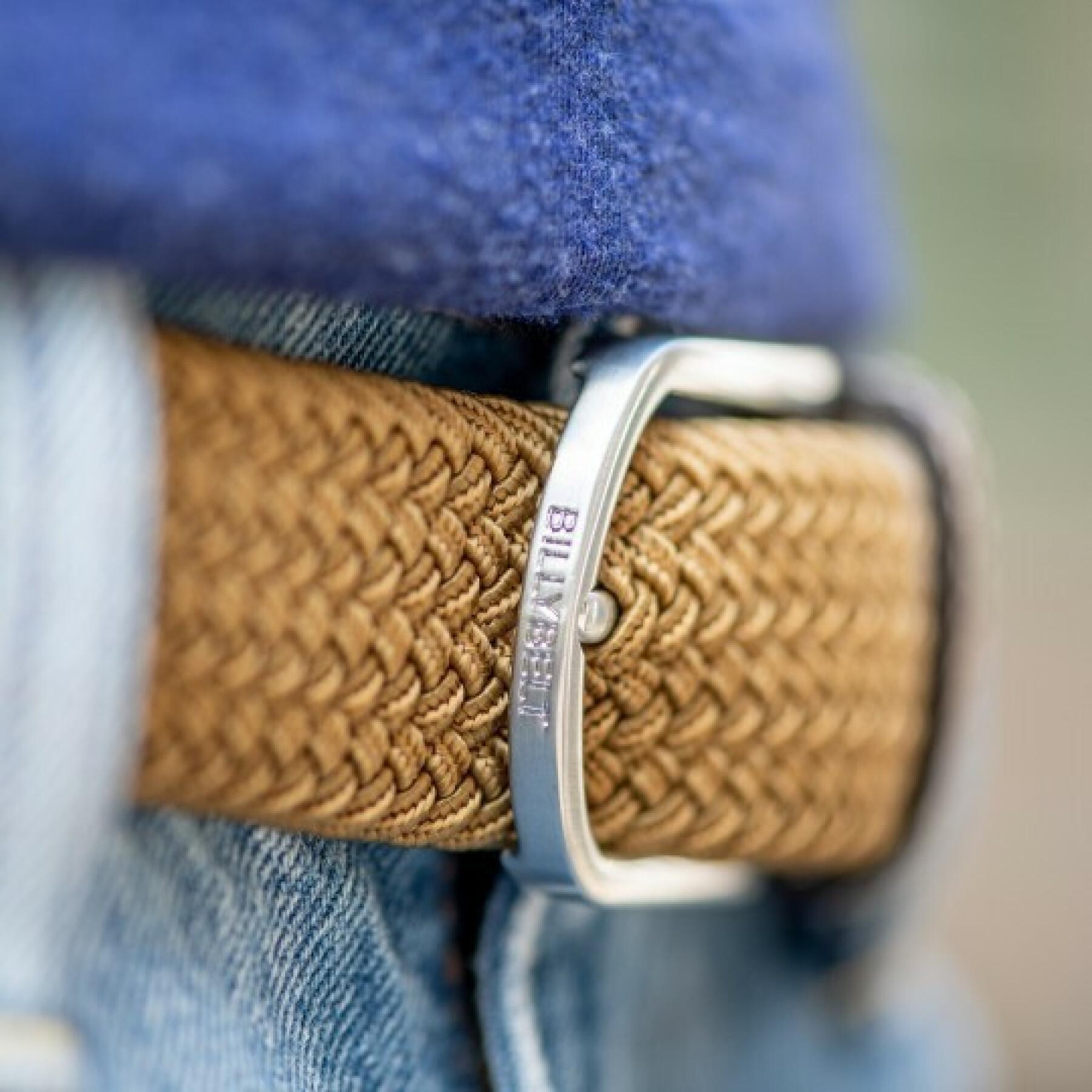 Elastic braided belt Billybelt Moka