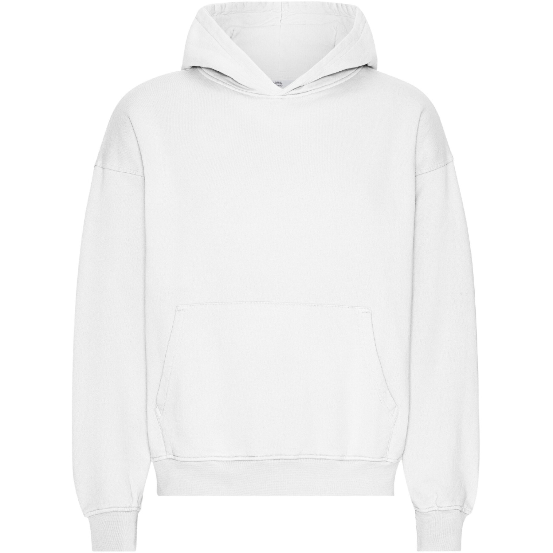 Oversized hooded sweatshirt Colorful Standard Organic Optical White