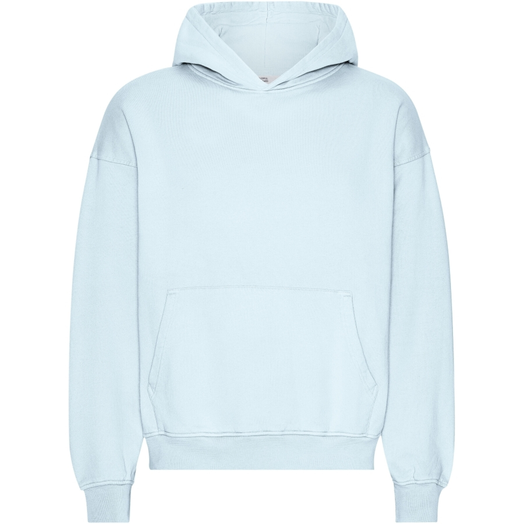 Oversized hooded sweatshirt Colorful Standard Organic Polar Blue