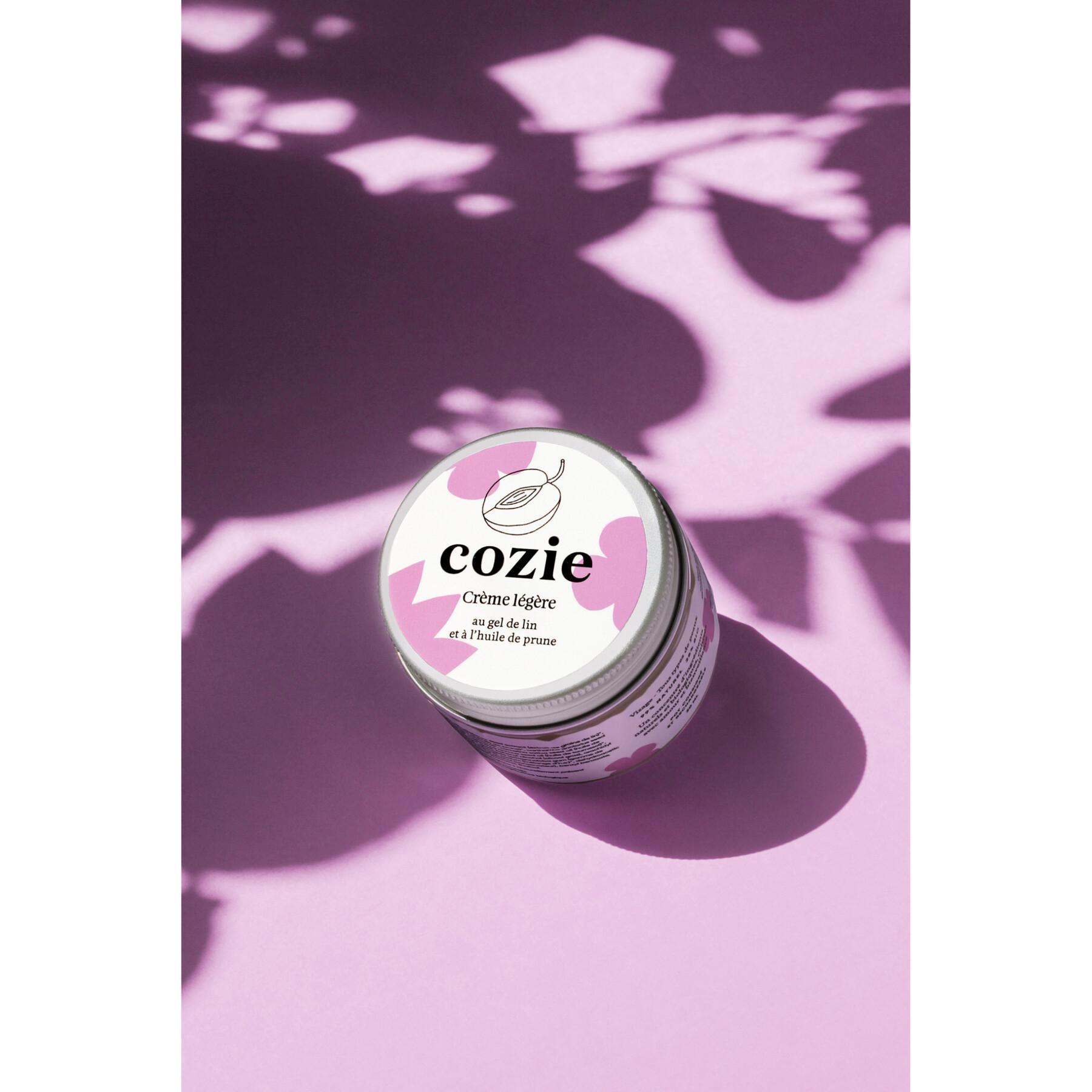 Light day cream with flax gel and plum oil Cozie 30ml