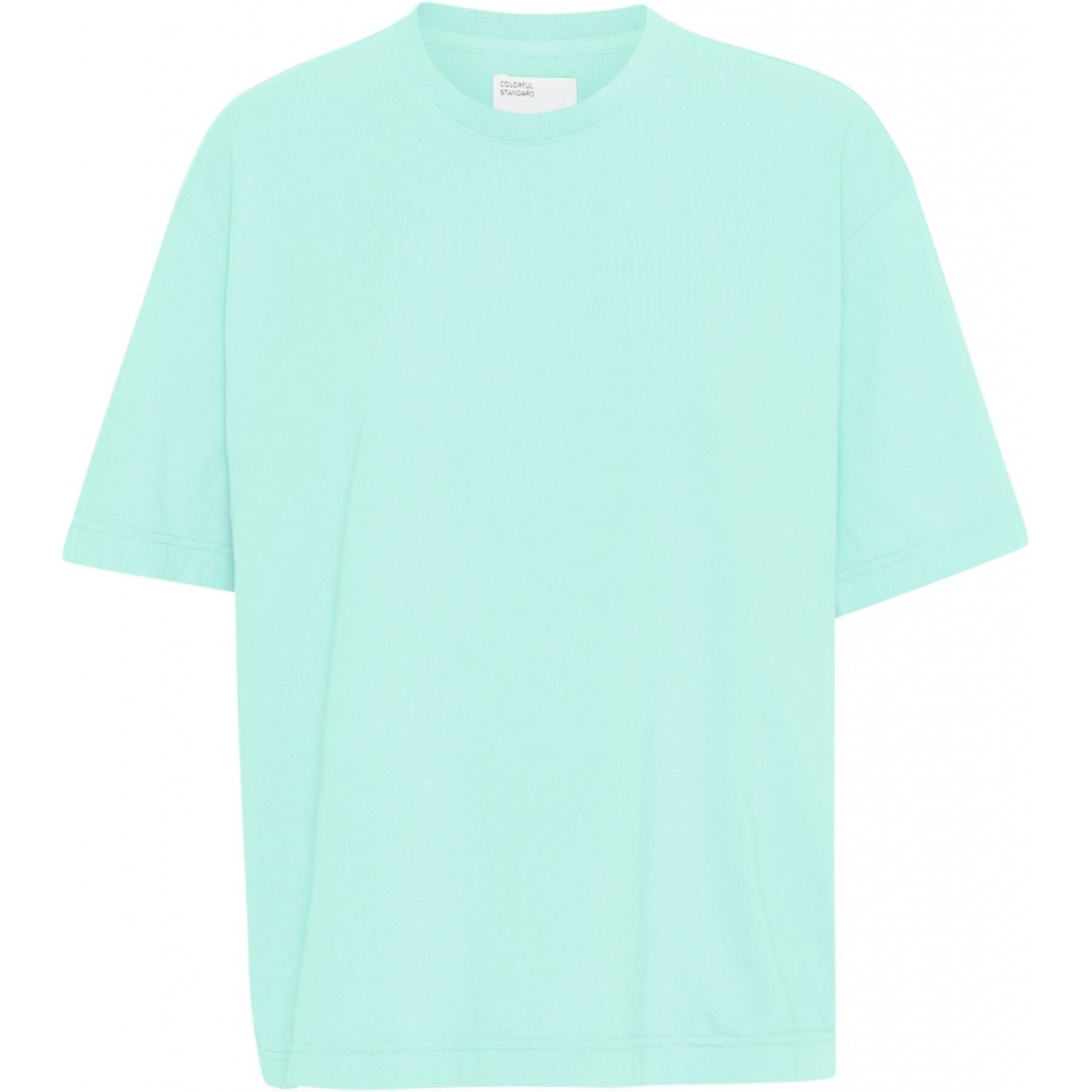 Women's T-shirt Colorful Standard Organic oversized light aqua