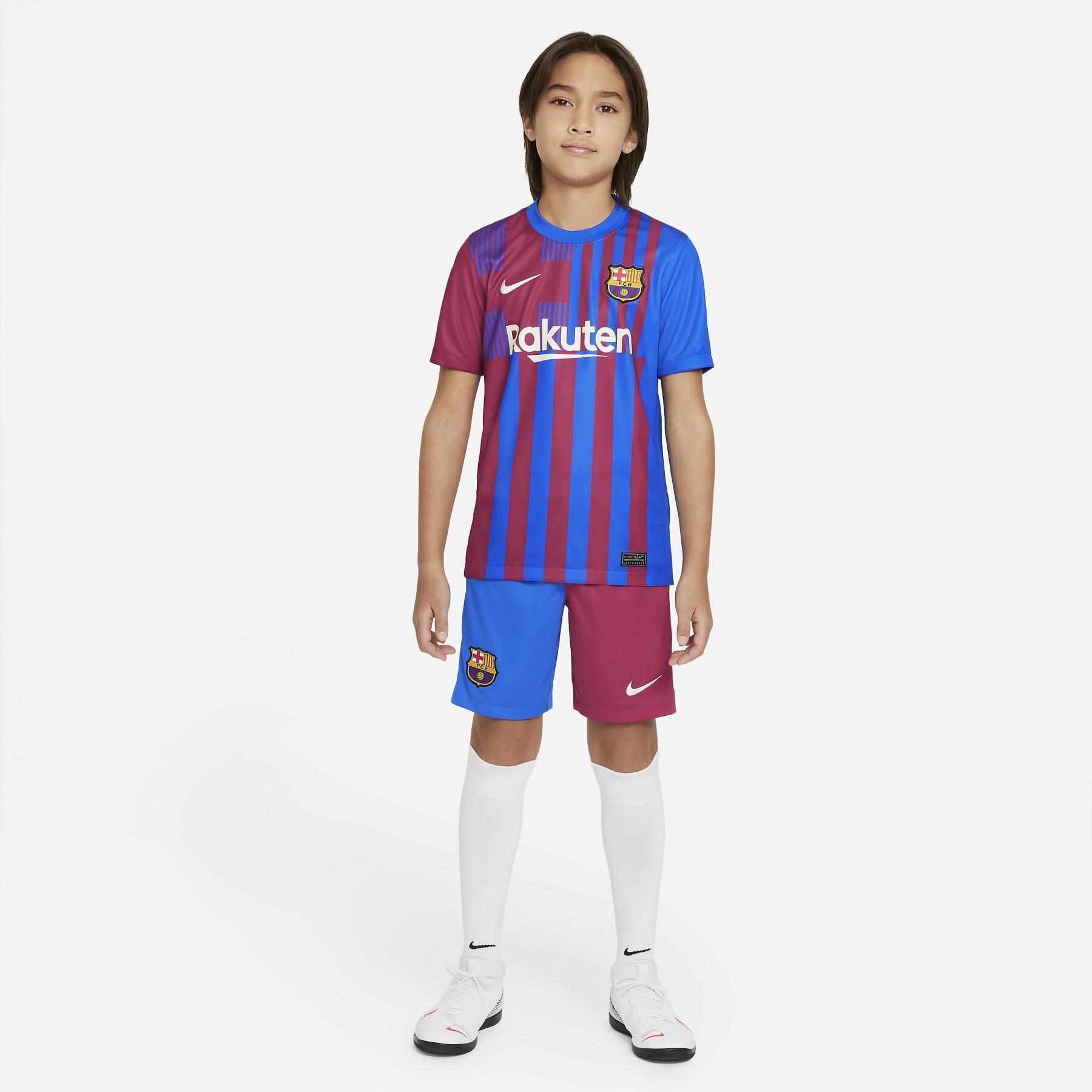 Short home child FC Barcelone 2021/22