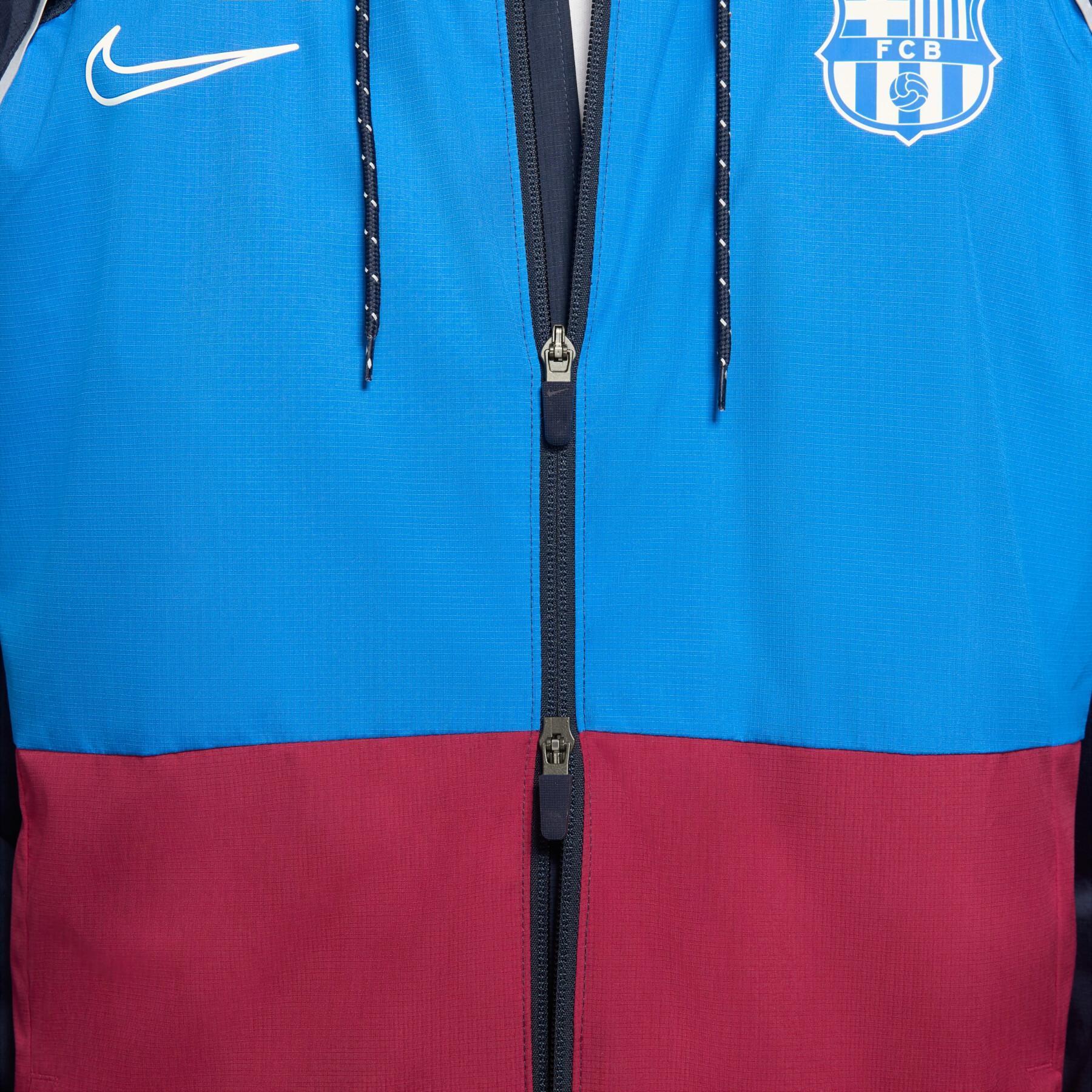 Waterproof jacket FC Barcelone AWF 2021/22