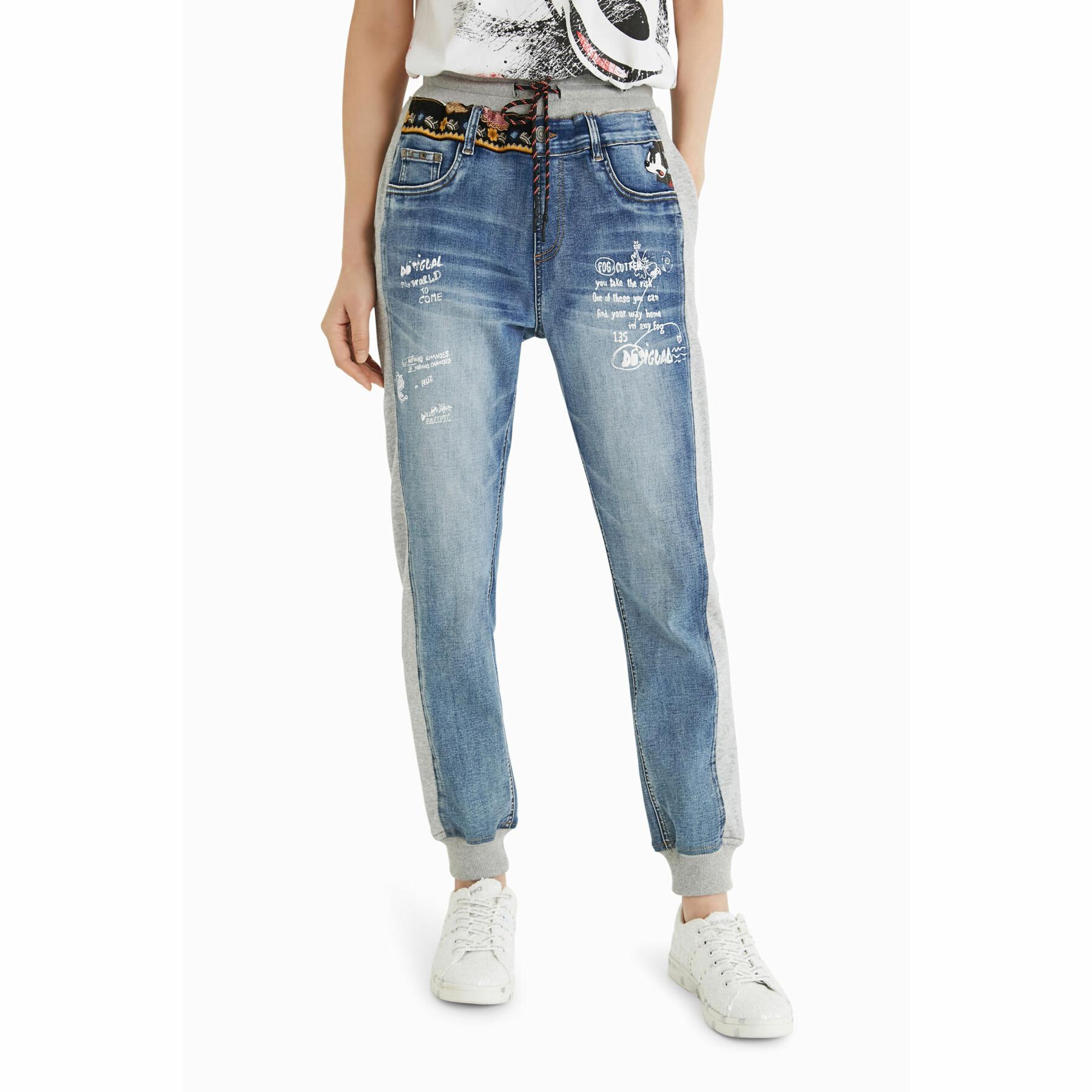 Onbeleefd een experiment doen Wat leuk Women's jeans Desigual Mickey Hybrid - Trousers and Jeans - Woman -  Lifestyle