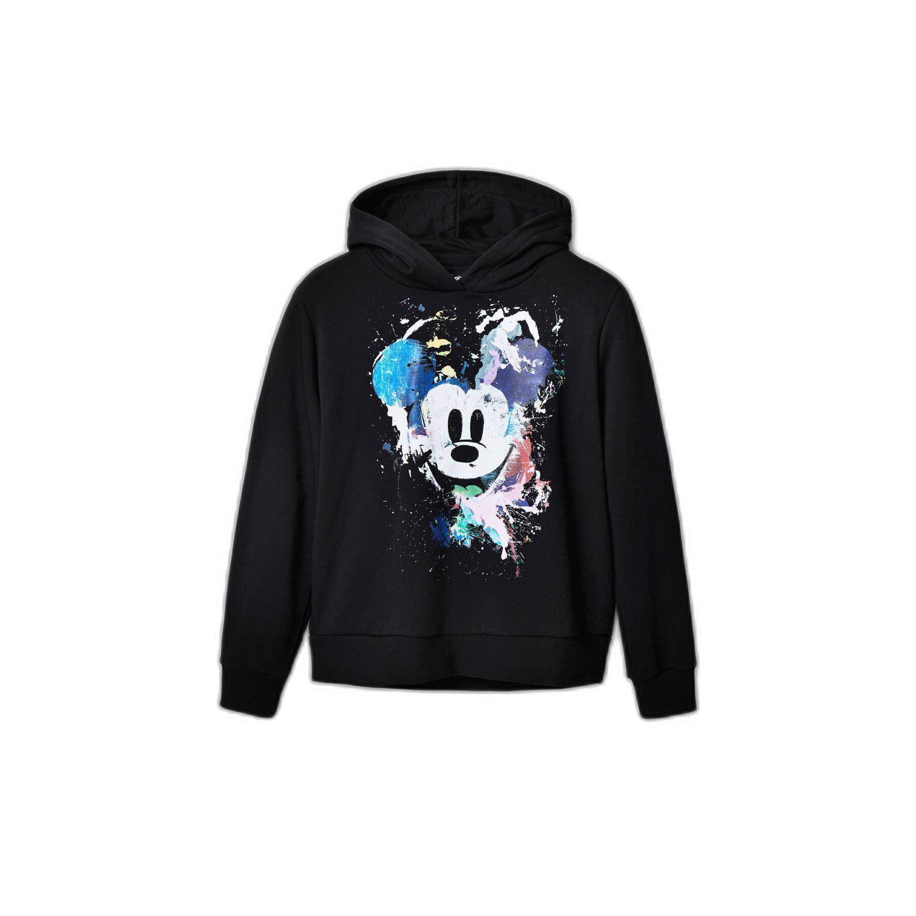 Sweatshirt hoodie woman Desigual Mickey