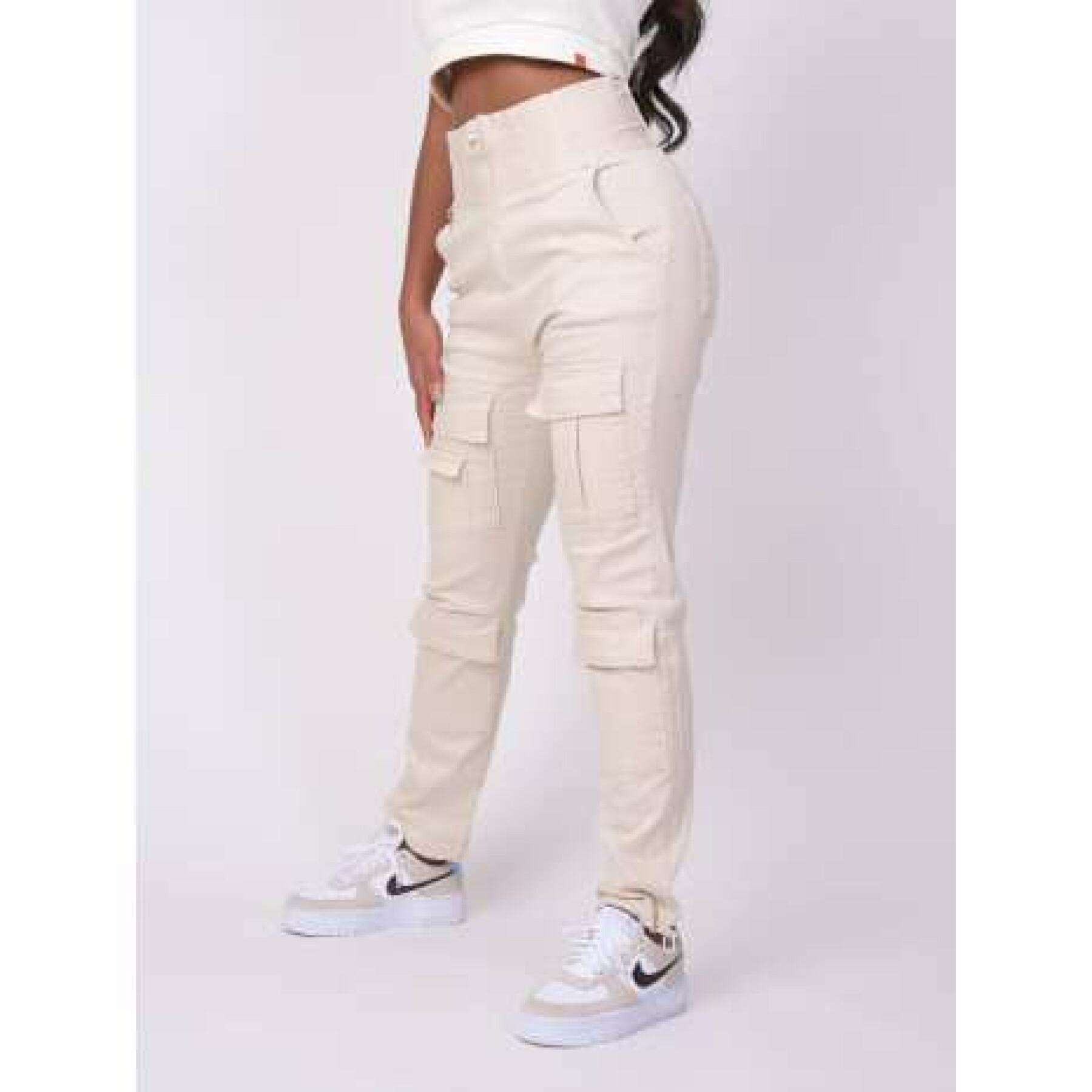 Women's multi-pocket high waist trousers Project X Paris