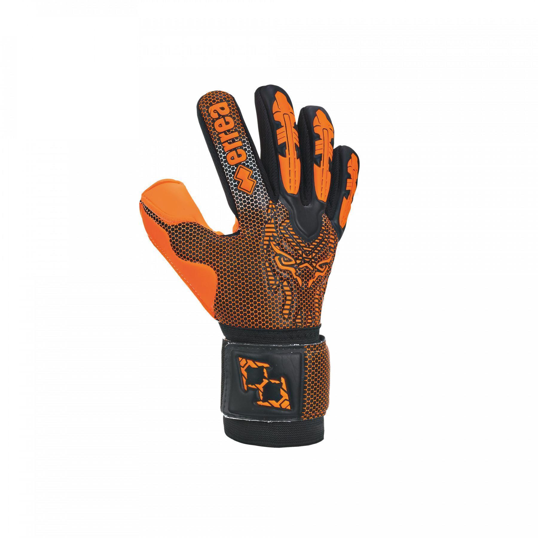 Children's gloves Errea black panther fluo edition