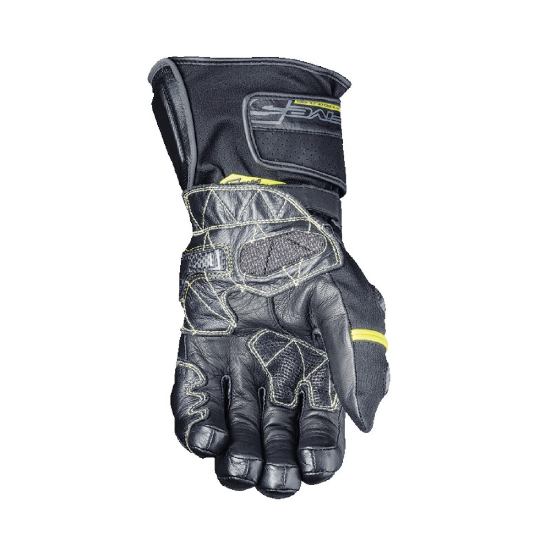 Winter leather motorcycle gloves Five WFX1 WP