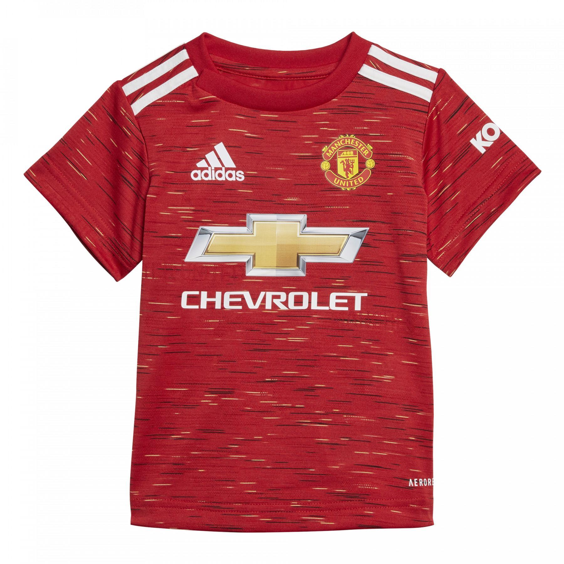 kids Manchester United home jersey set 2020/21