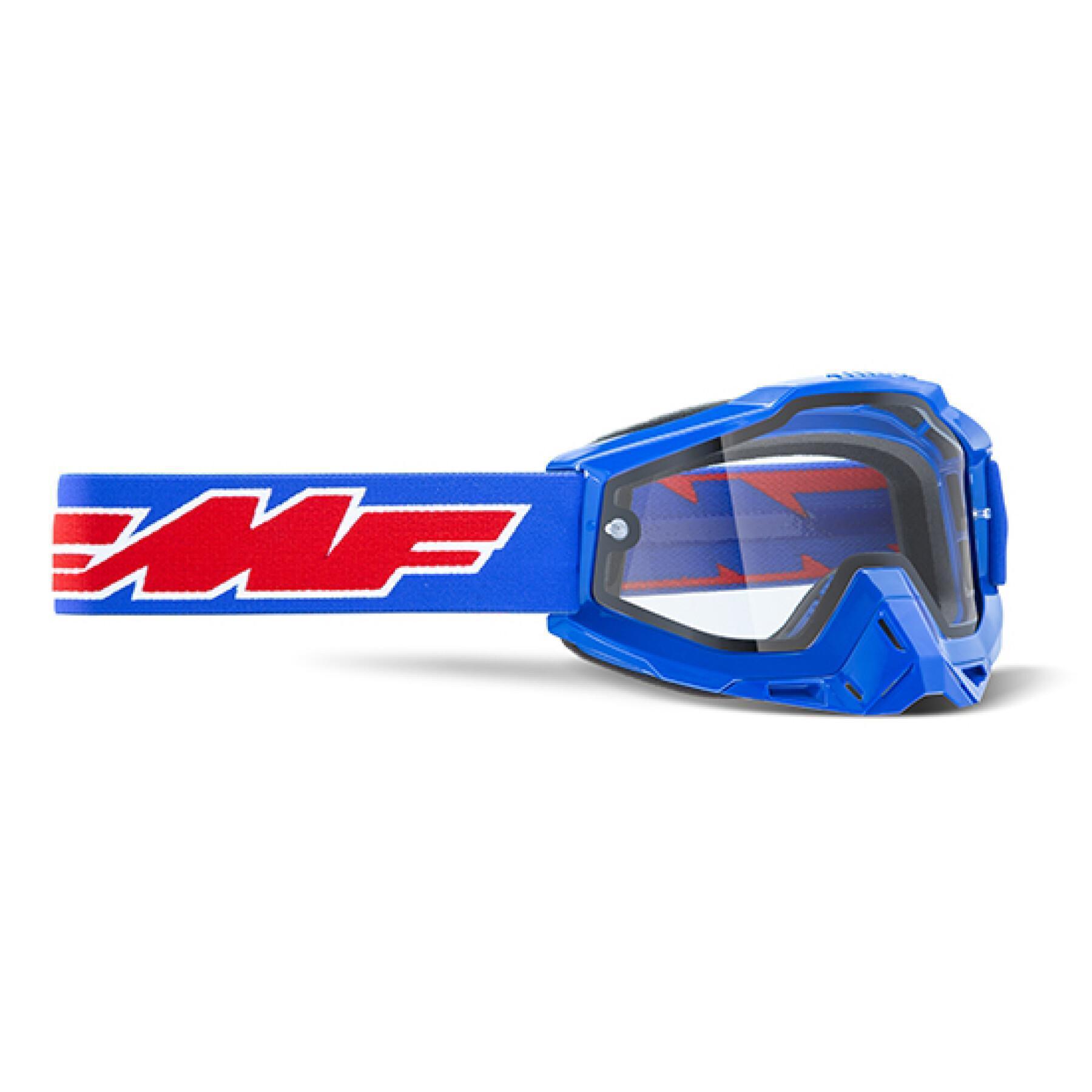 Motorcycle cross mask clear lens FMF Vision Powerbomb Enduro Rocket