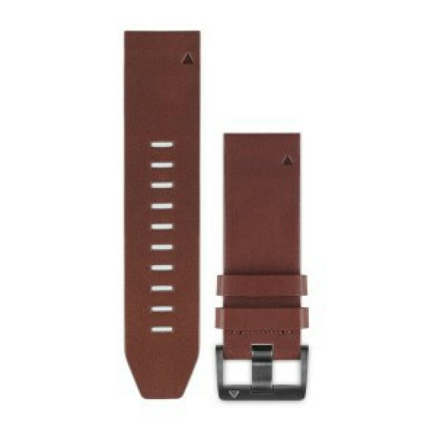 Leather strap Garmin QuickFit S60 22mm