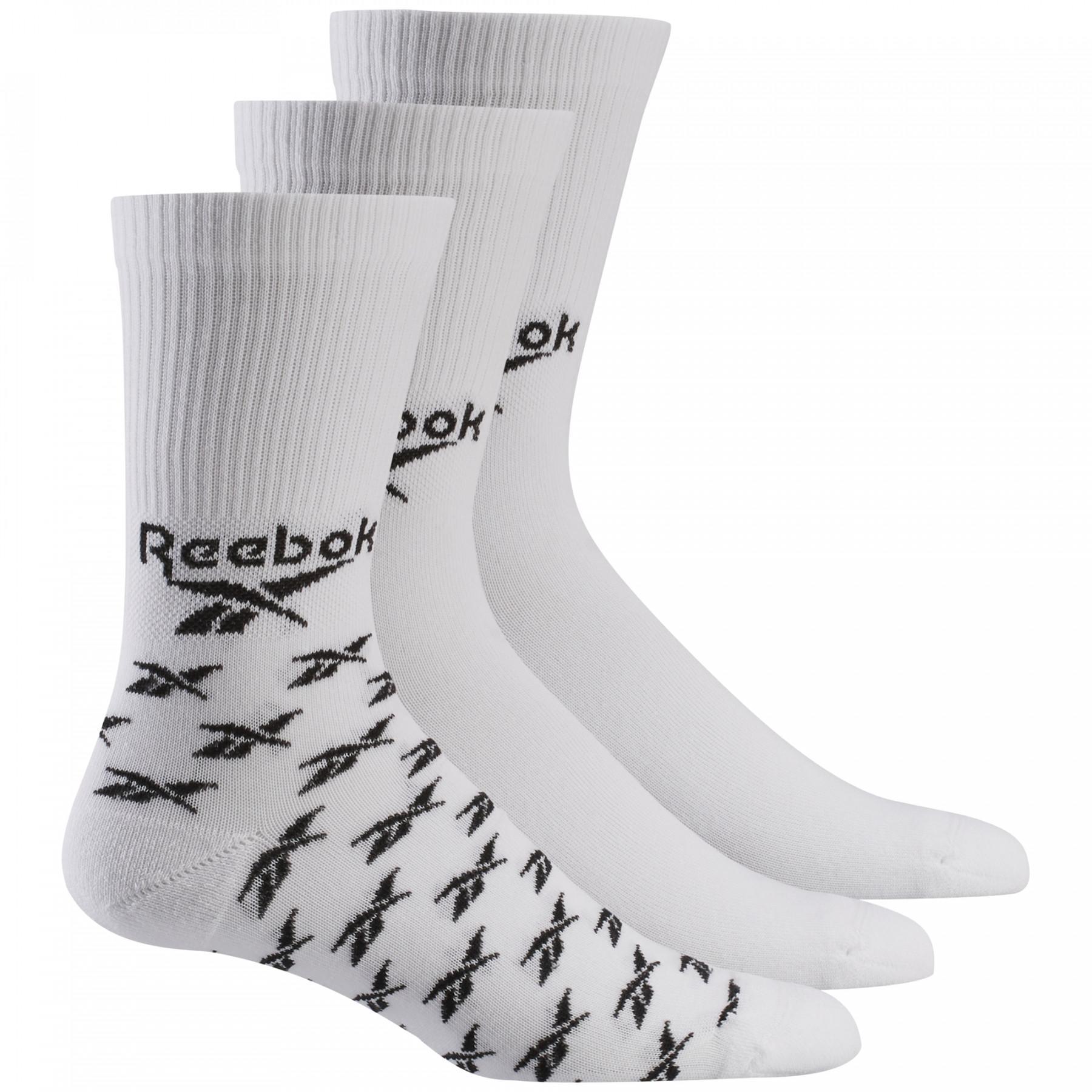 Set of 3 pairs of socks Reebok Classics Fold-Over