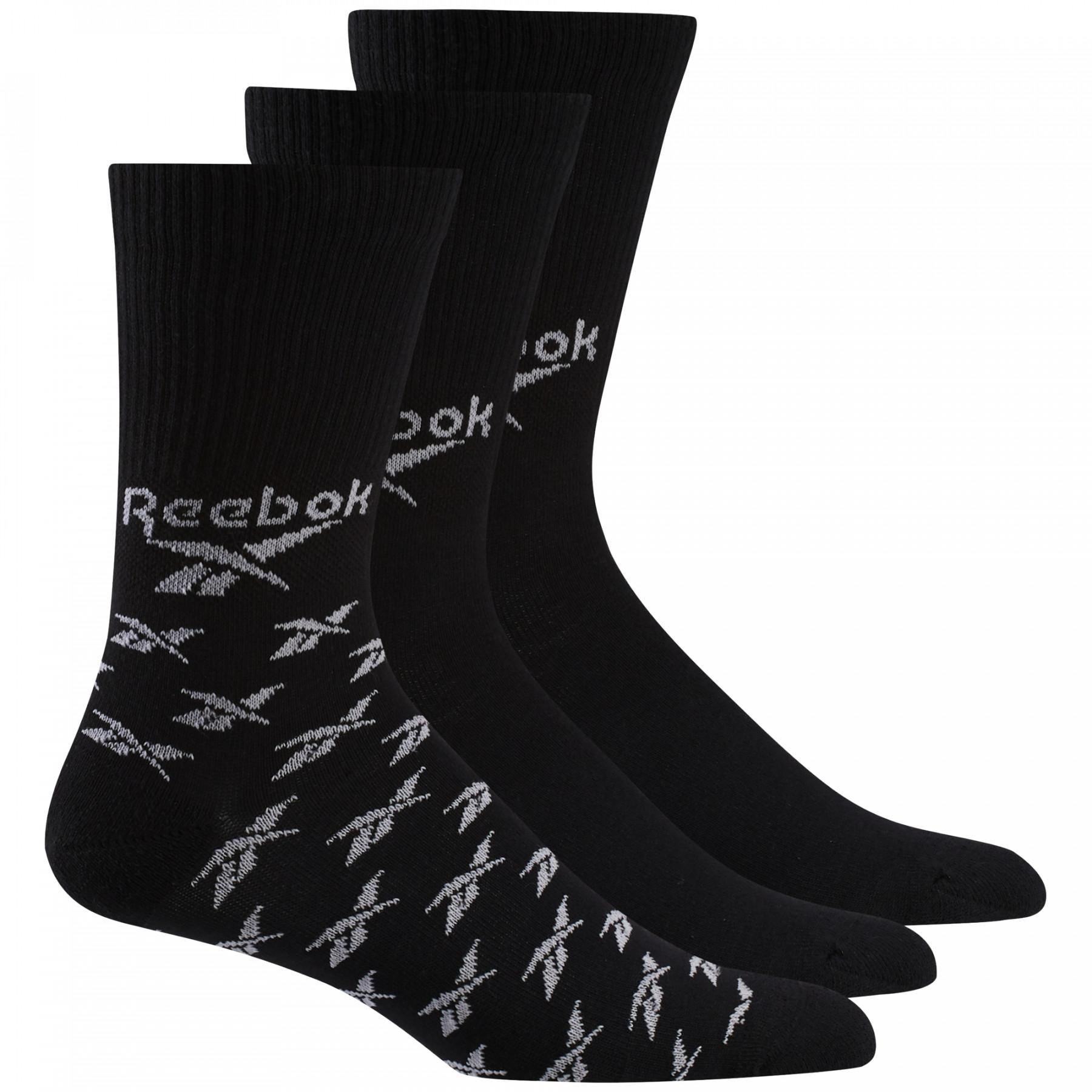 Set of 3 pairs of socks Reebok Classics Fold-Over