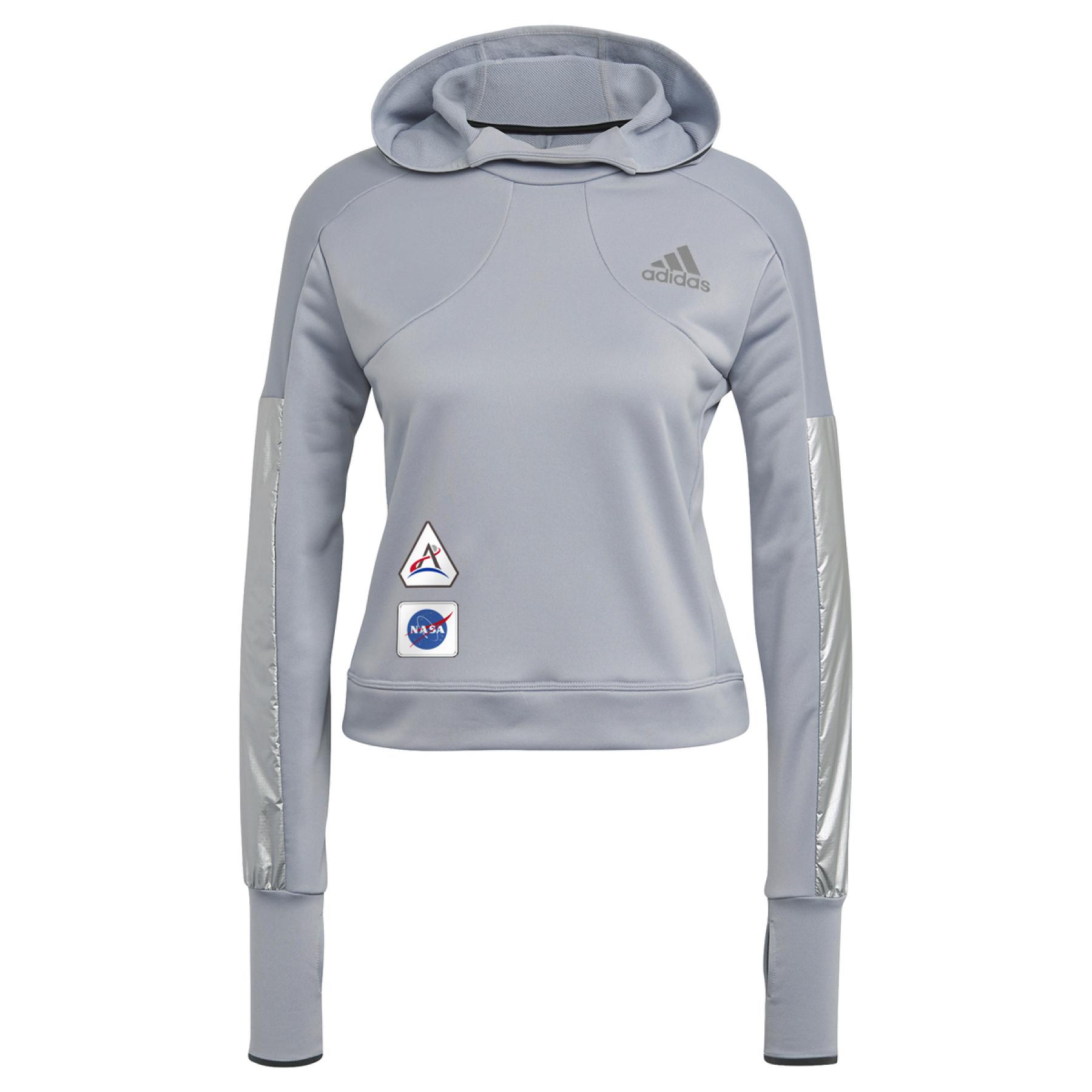 Women's hooded sweatshirt adidas Space Race