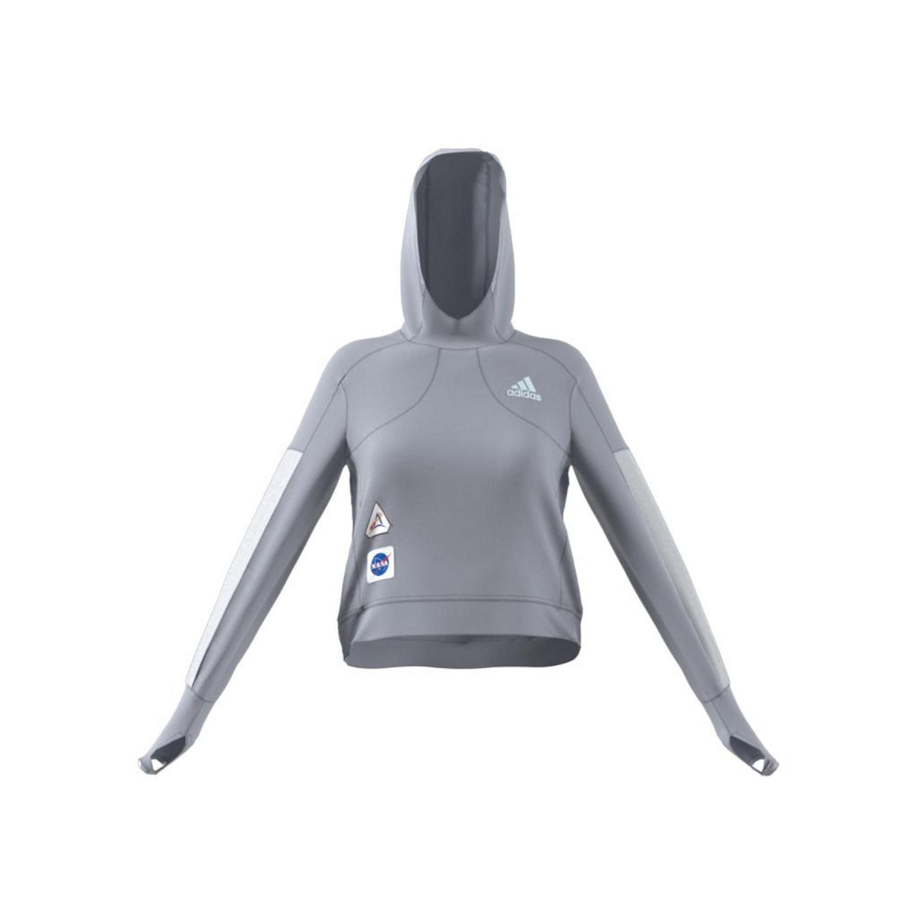 Women's hooded sweatshirt adidas Space Race