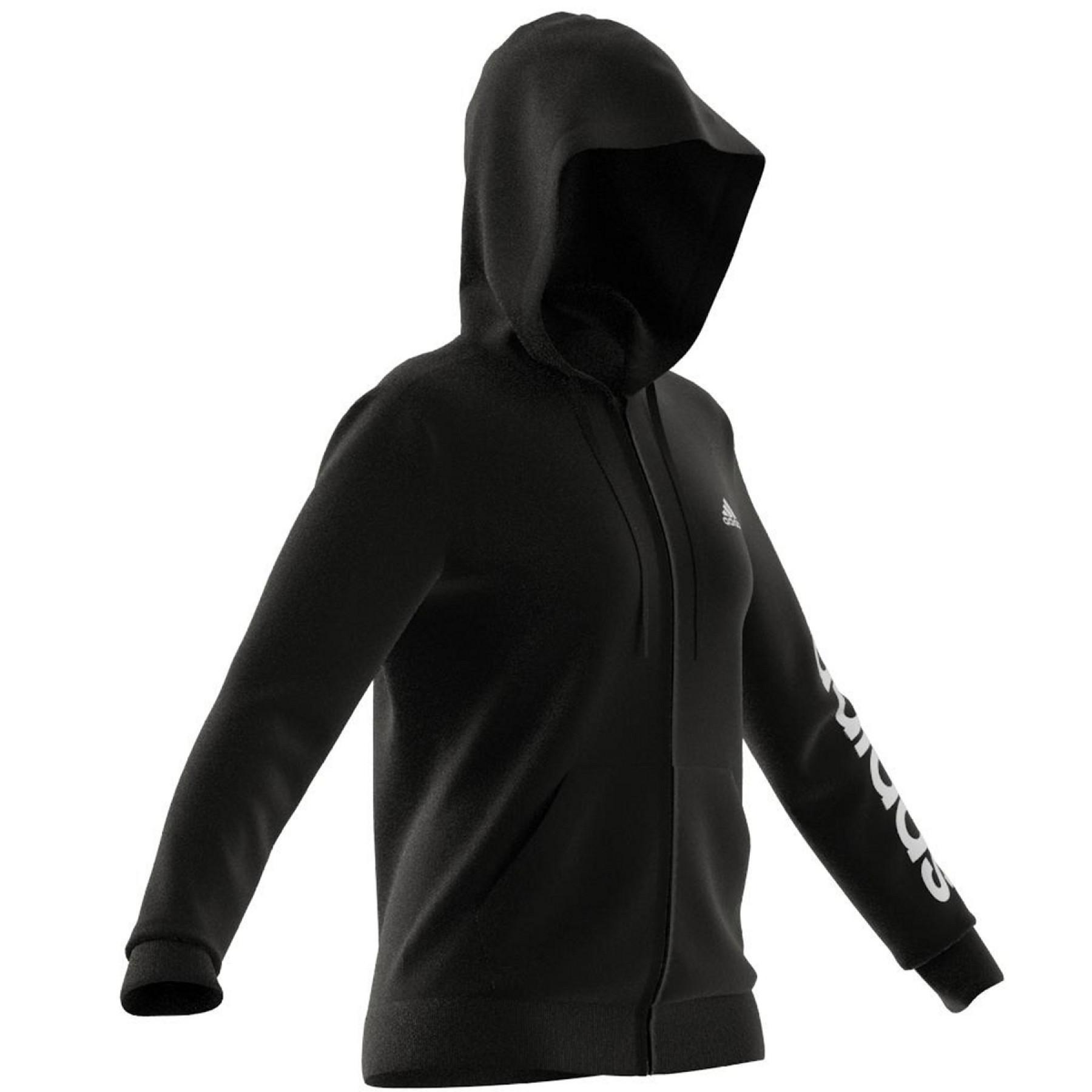 Women's zip-up hoodie adidas Essentials Logo
