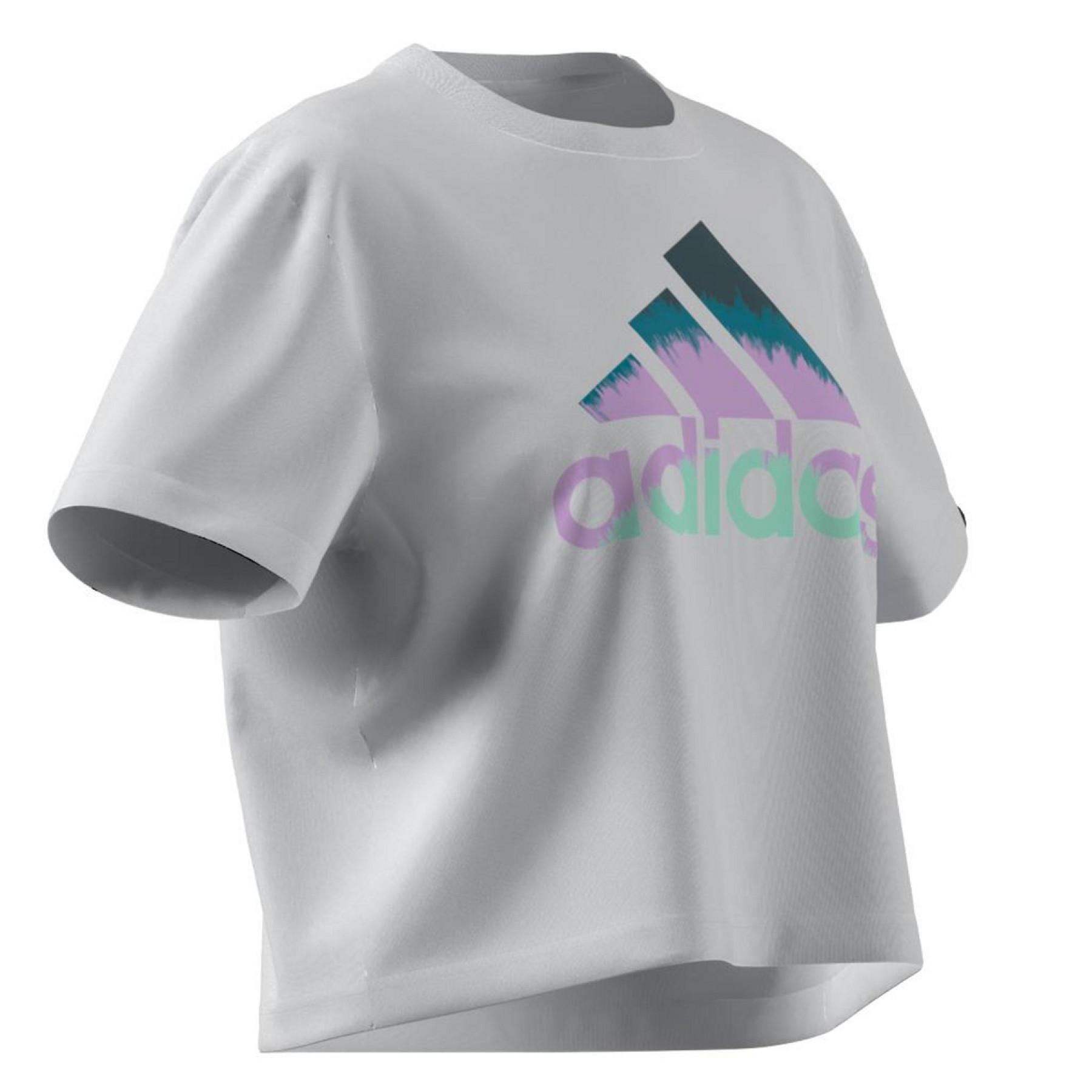 Women's short T-shirt adidas Farm Rio Tie-Dye-Inspired Graphic