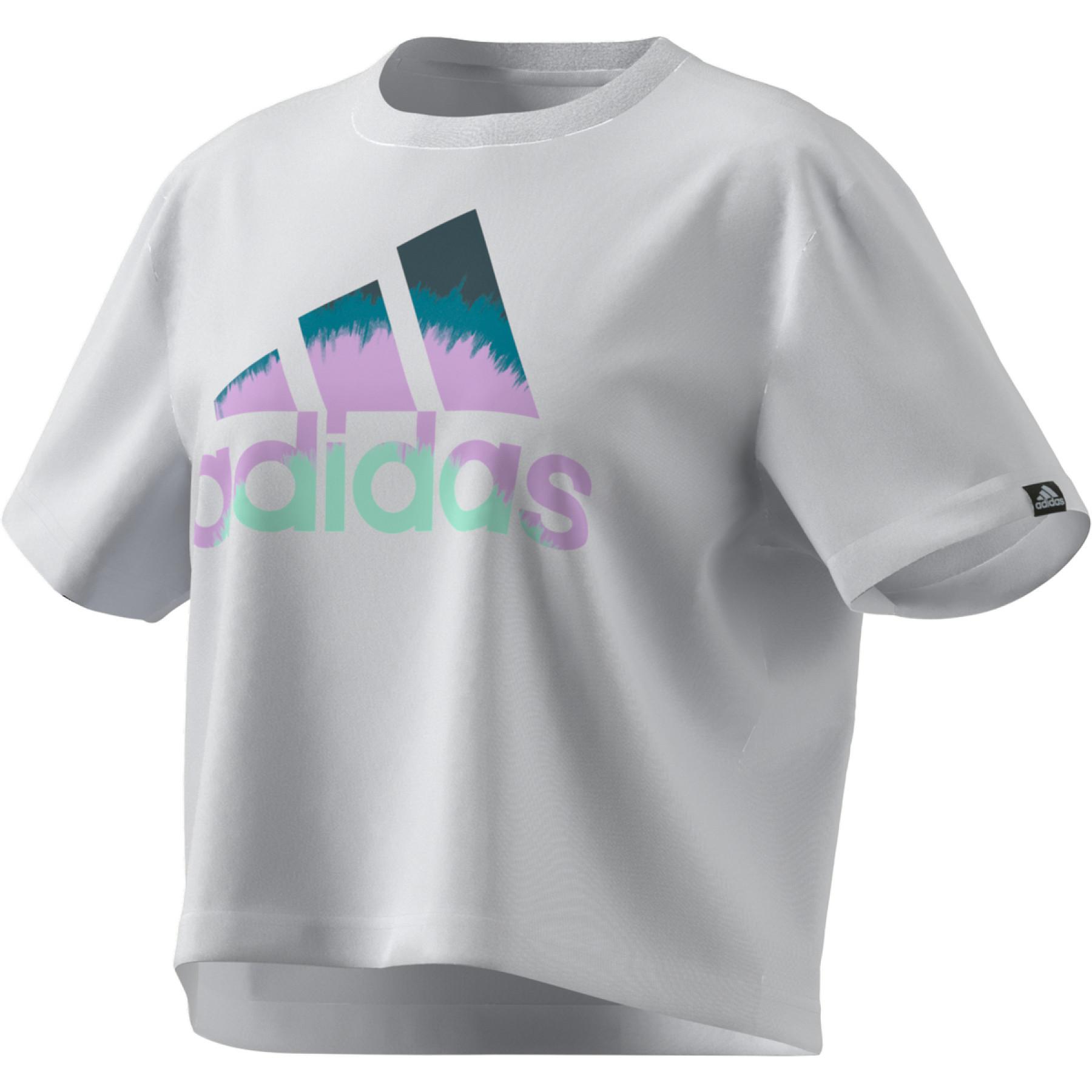 Women's short T-shirt adidas Farm Rio Tie-Dye-Inspired Graphic
