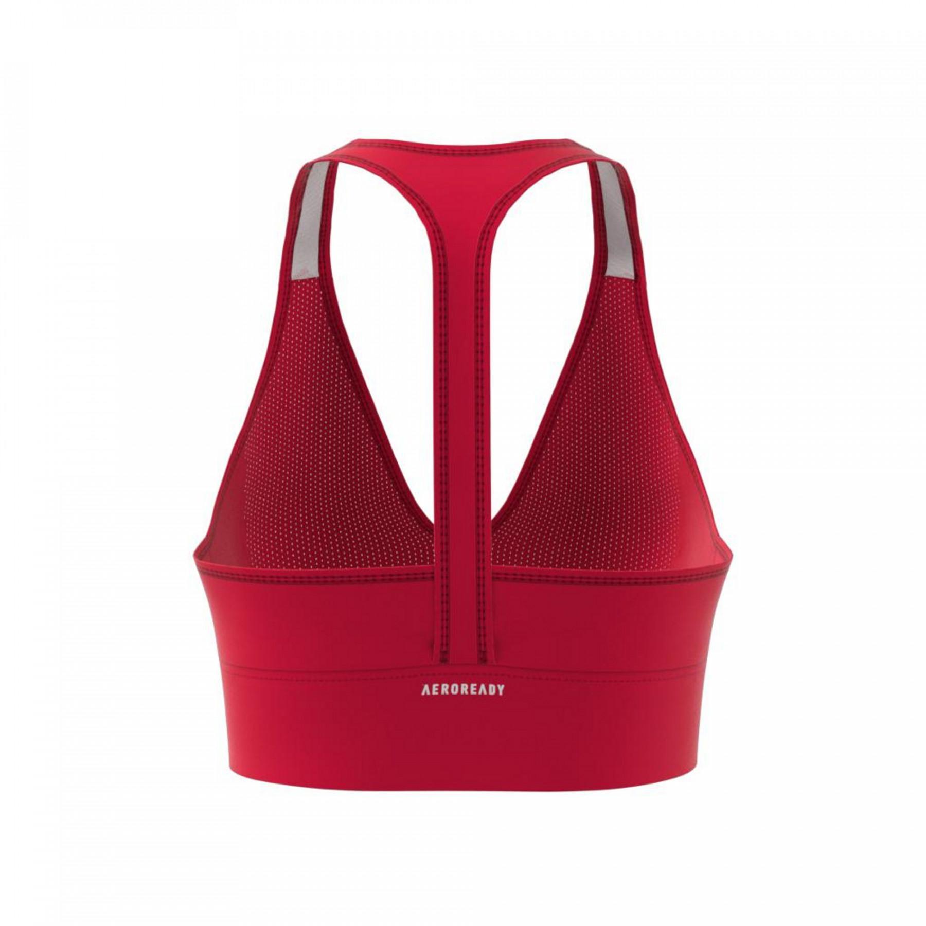 Women's bra adidas Aeroready Farm All-Over-Imprimé