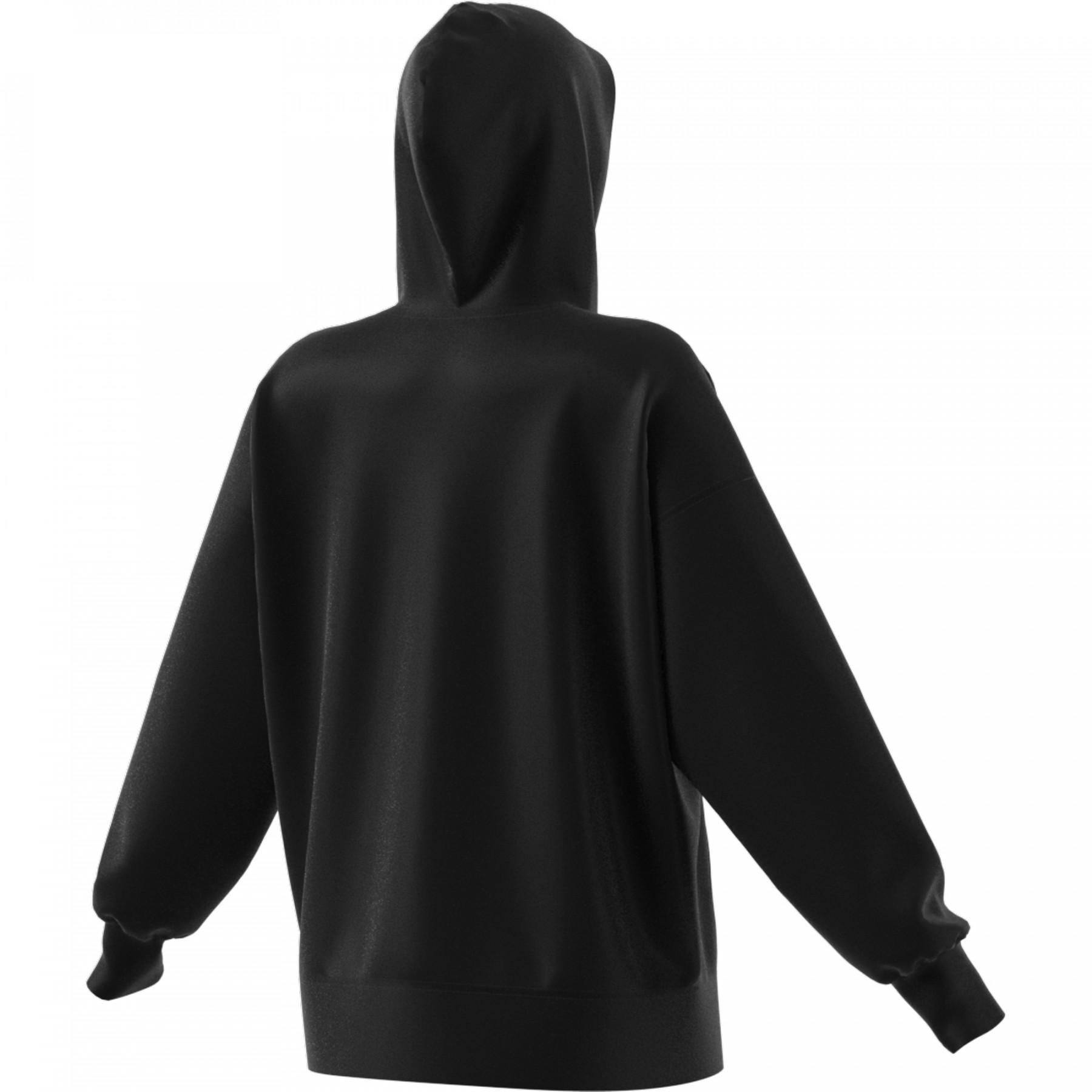 Women's hoodie adidas Originals Adicolor 3D Trefoil