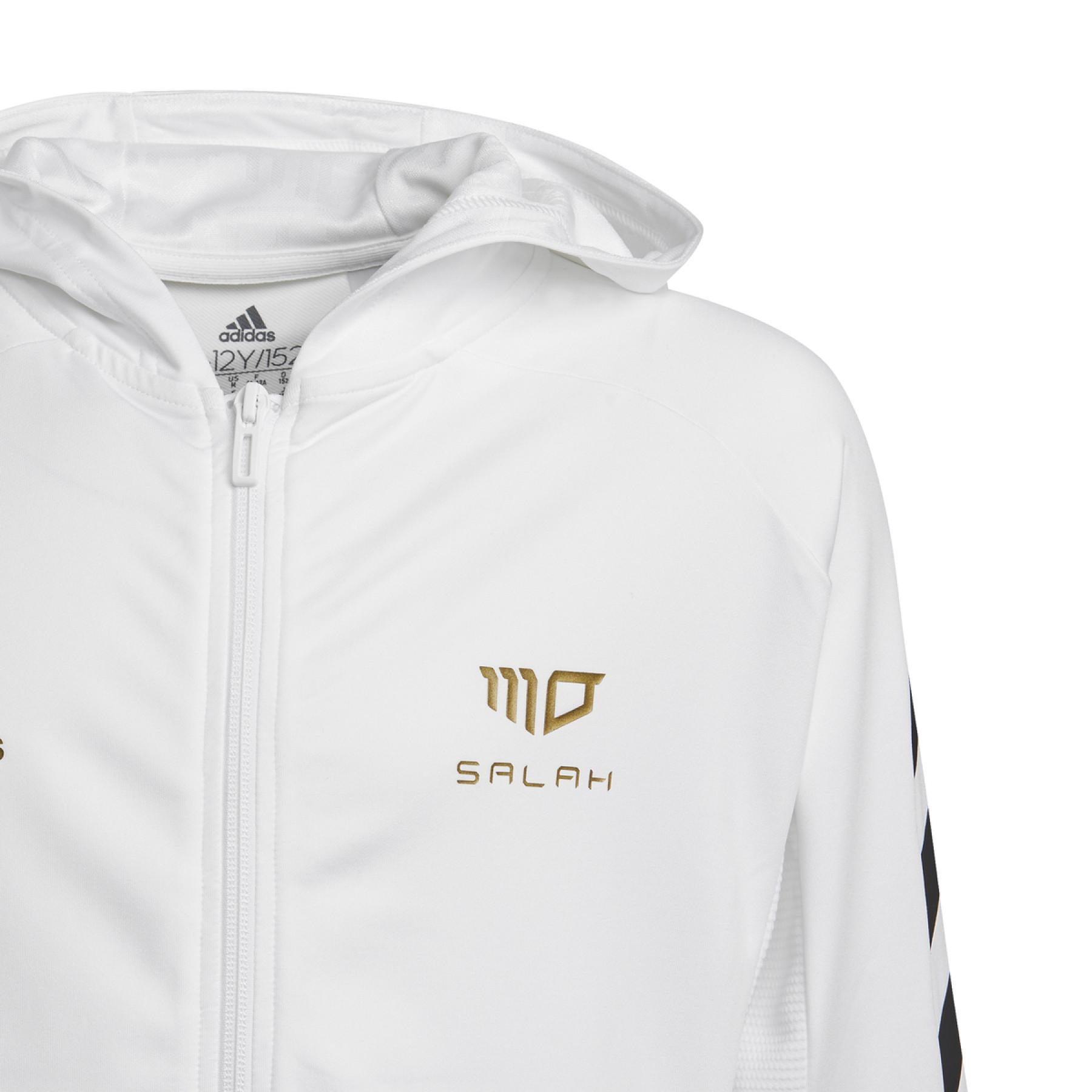 Children's hooded sweatshirt with zip adidas Salah Football-Inspired