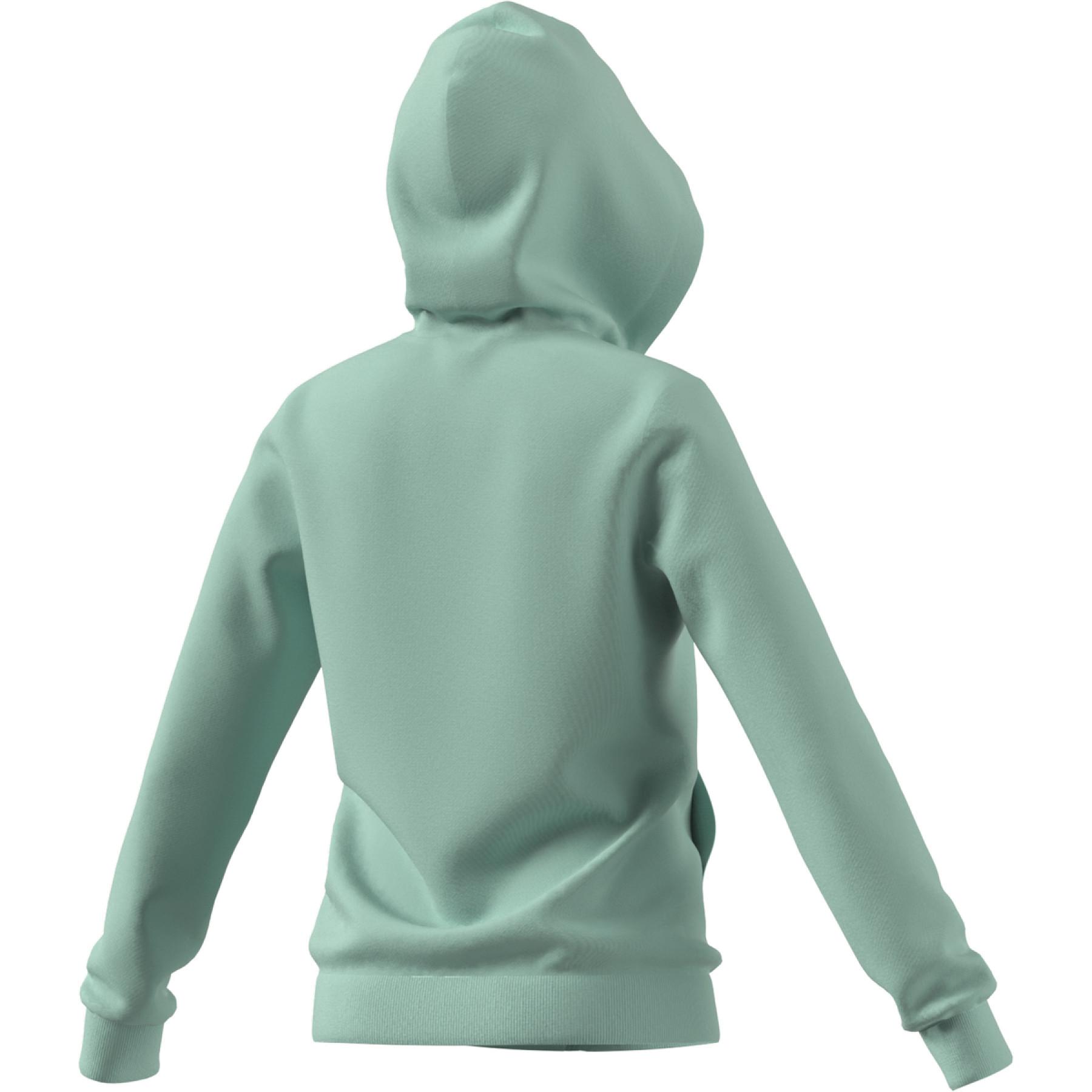Children's hooded sweatshirt with zip adidas Essentials