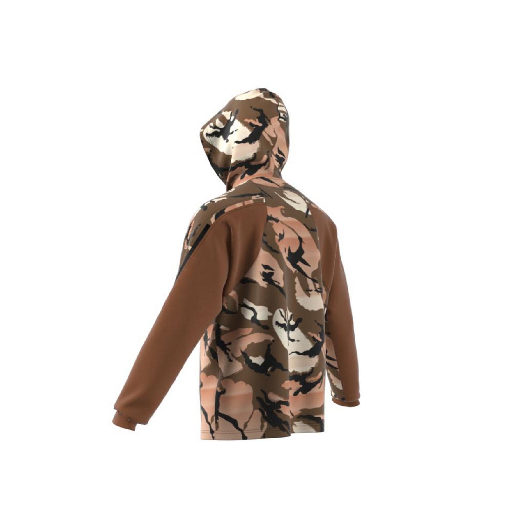 Hooded sweatshirt adidas Desert Camouflage AOP