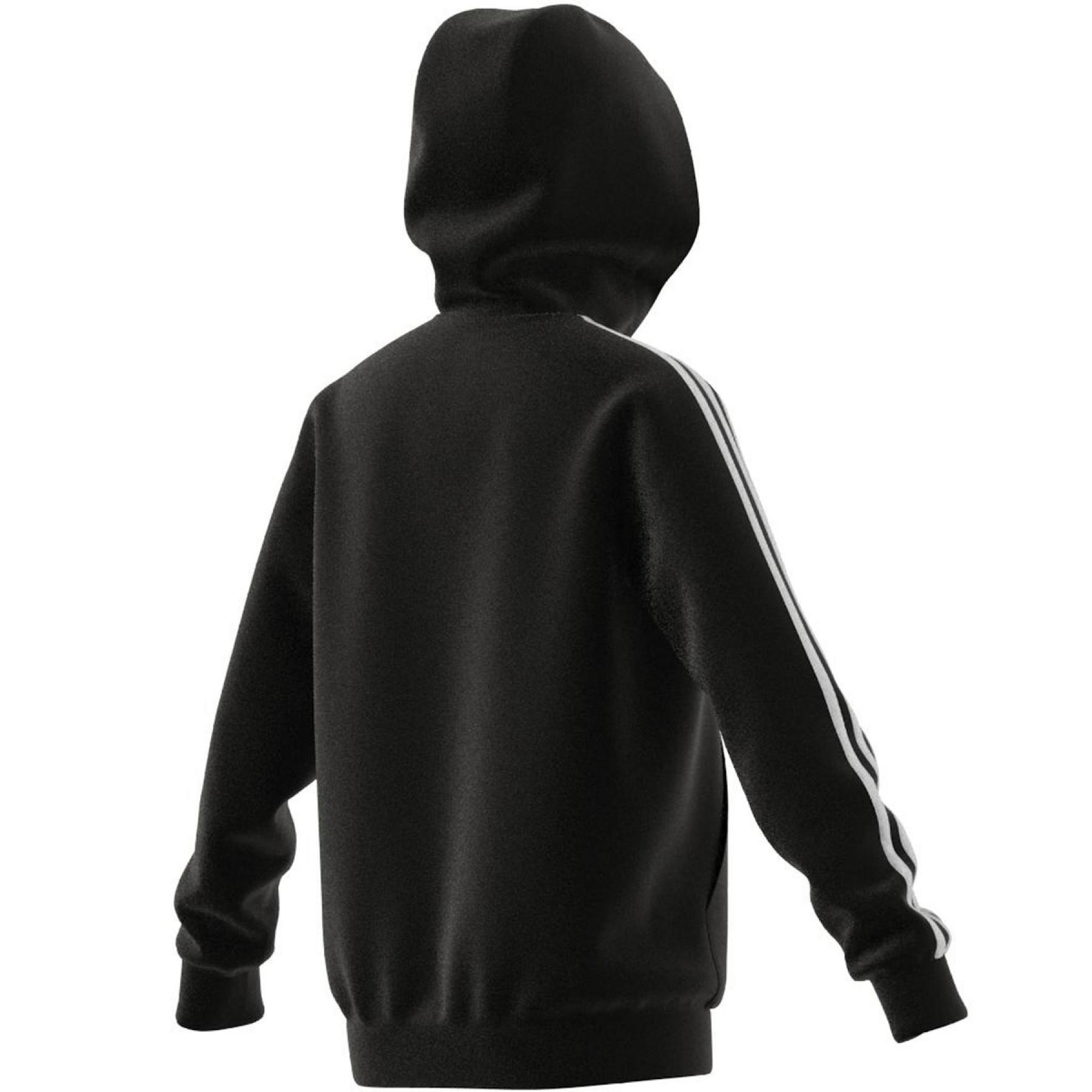 Hooded zip jacket for kids adidas Essentials 3S