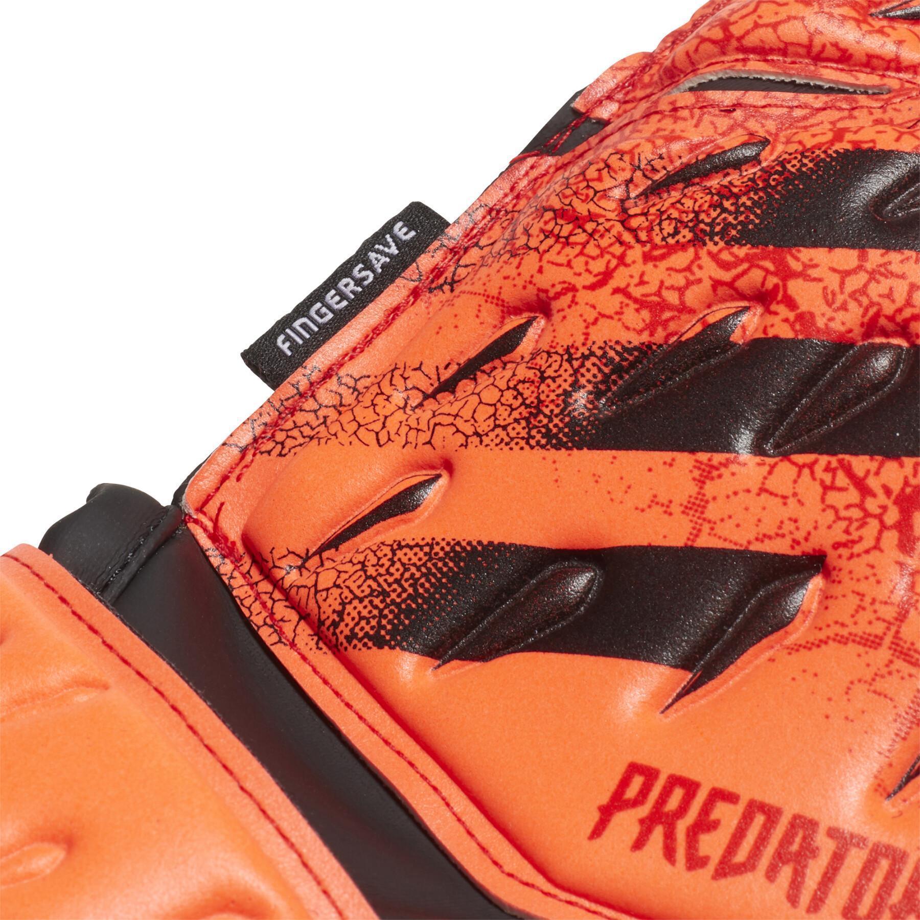 Kid's goalie gloves adidas Predator Fingersave Match