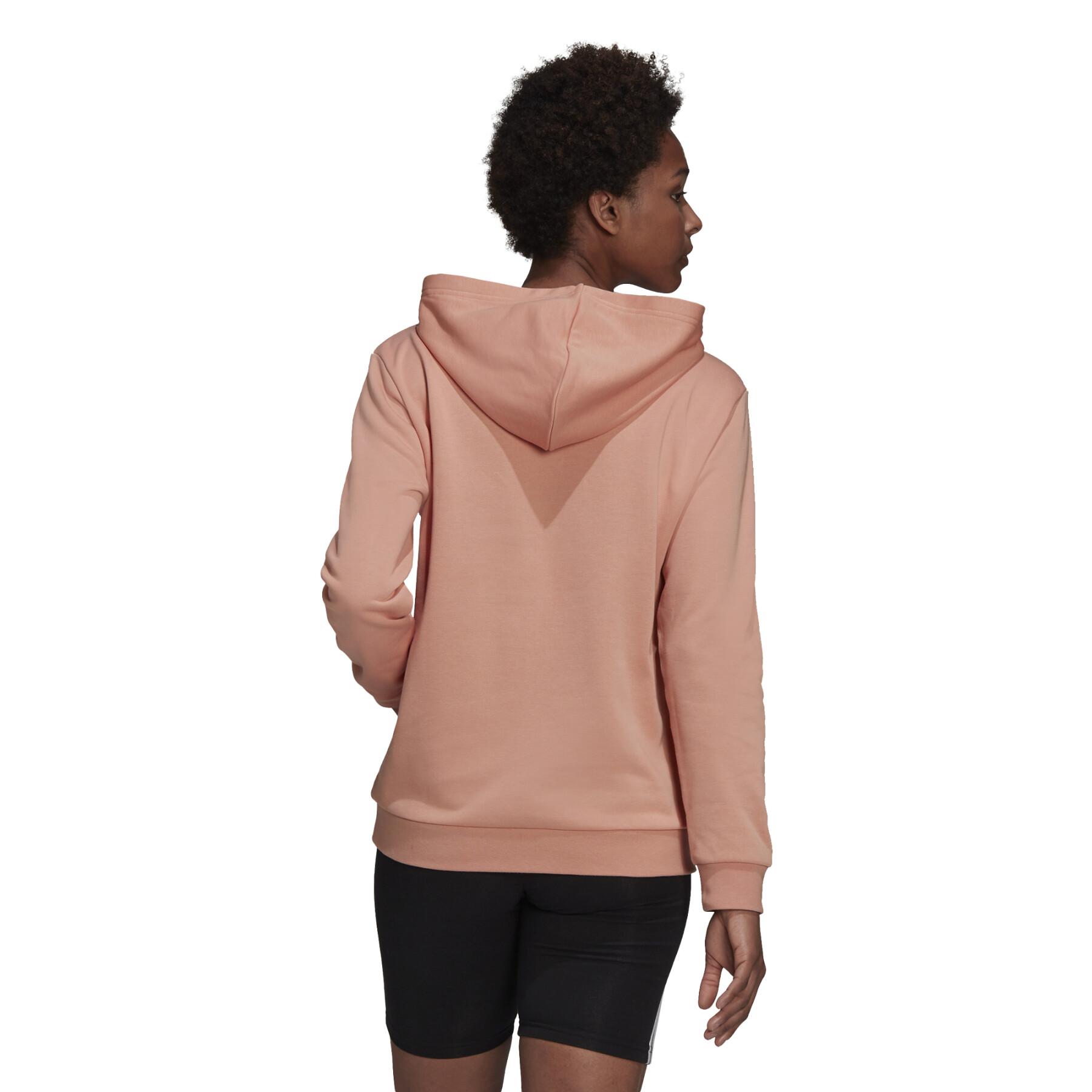 Women's hoodie adidas Brand Love Slanted Logo Relaxed