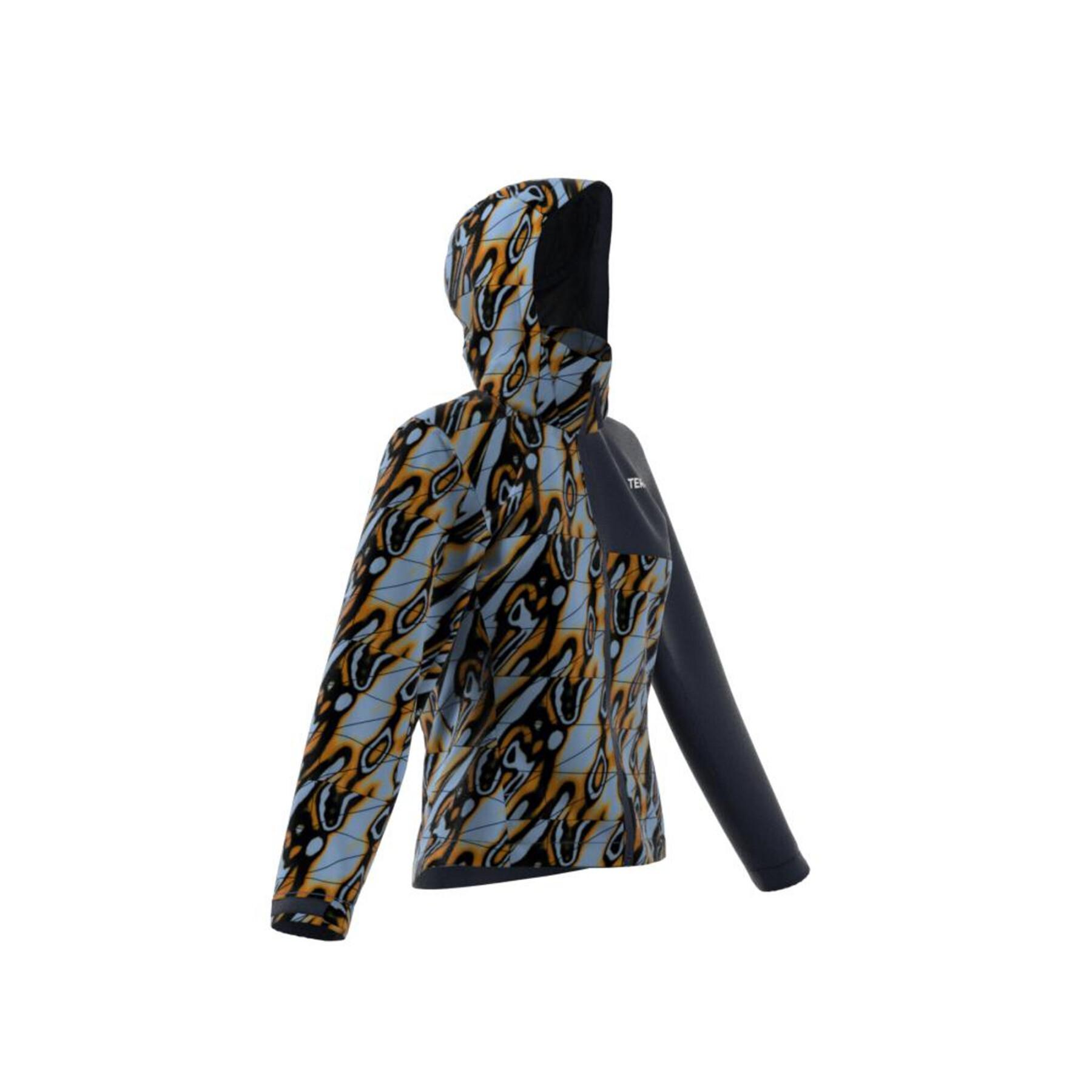 Women's jacket adidas Terrex Multi RAIN.RDY Primegreen Allover Print 2L Rain