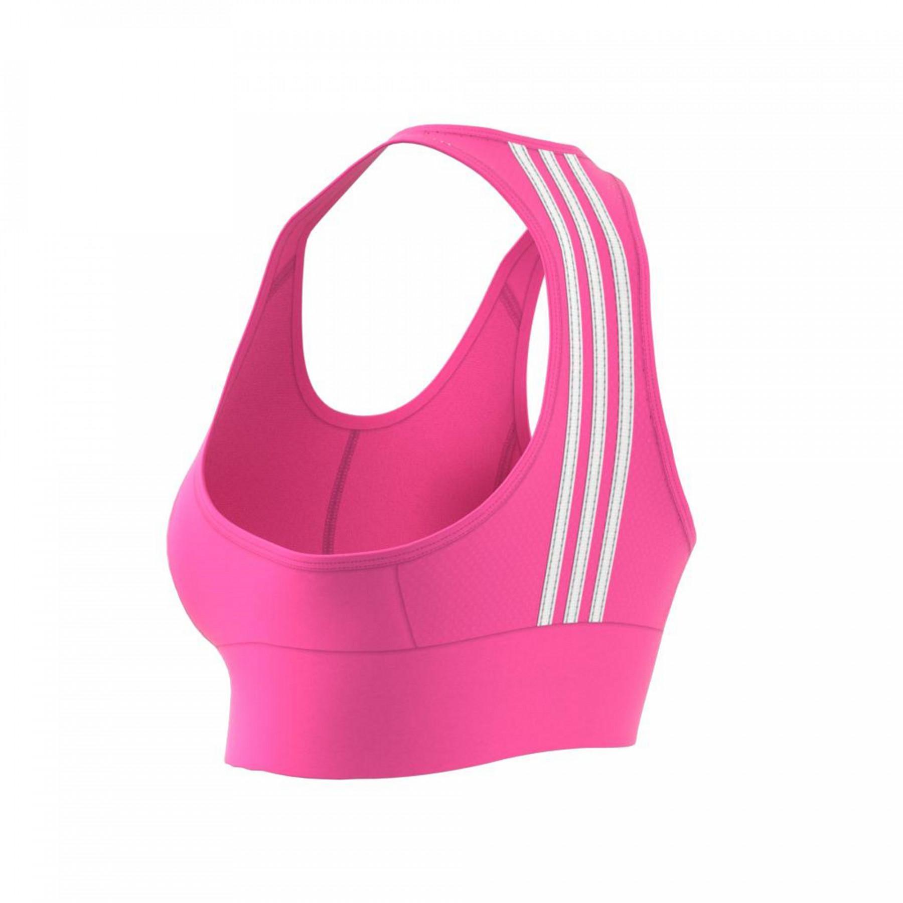 Women's bra adidas Aeroready Designed 2 Move 3-Bandes Sports