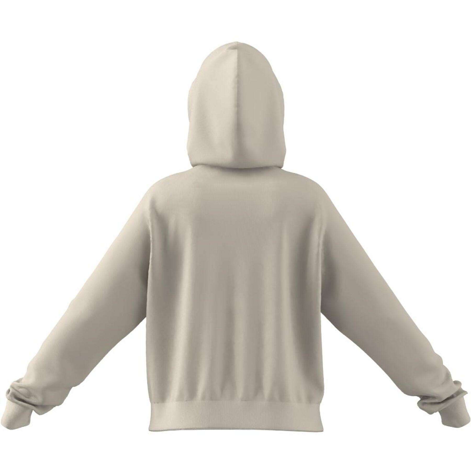 Women's hooded sweatshirt adidas Essentials Outlined Logo