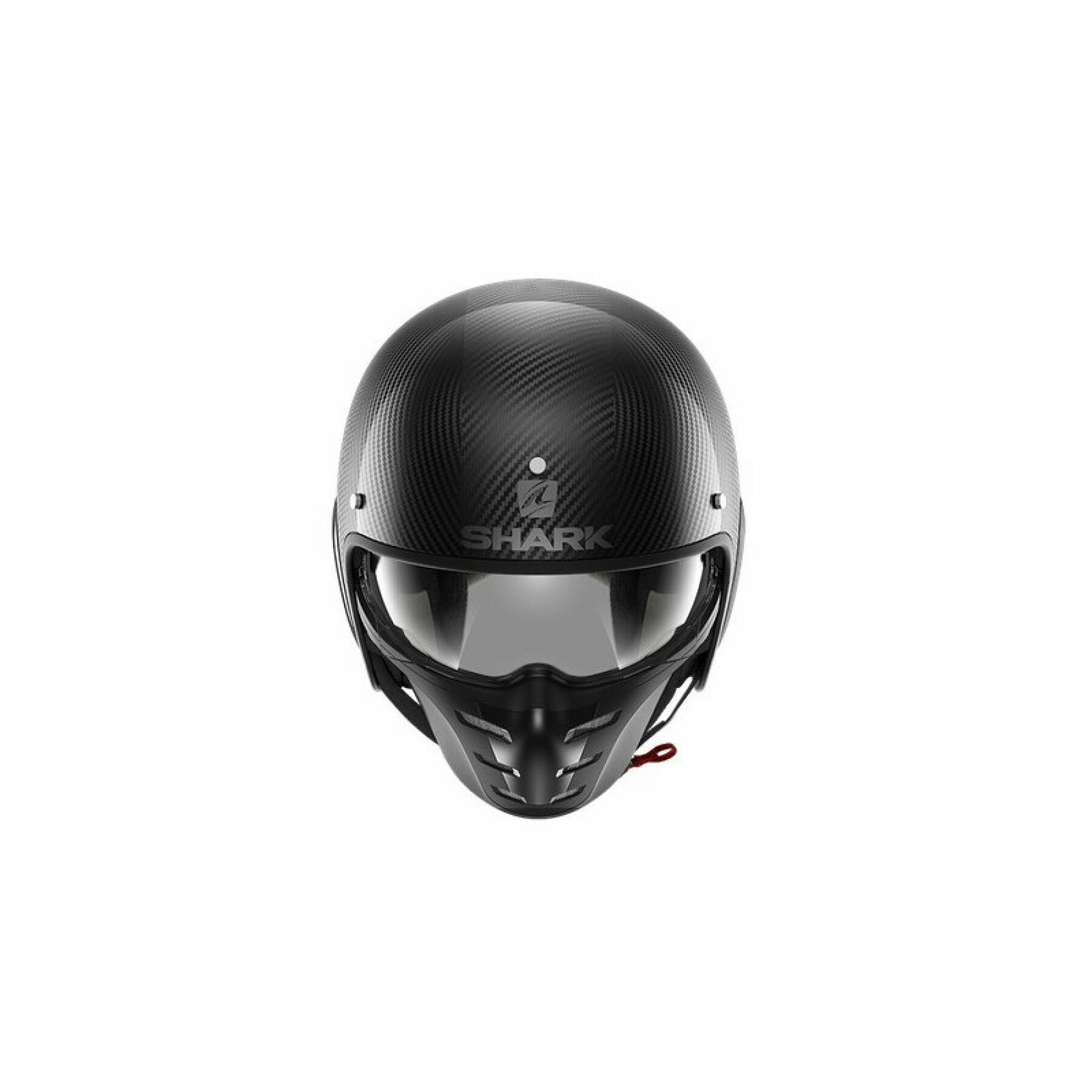 Jet motorcycle helmet Shark s-drak 2 carbon skin