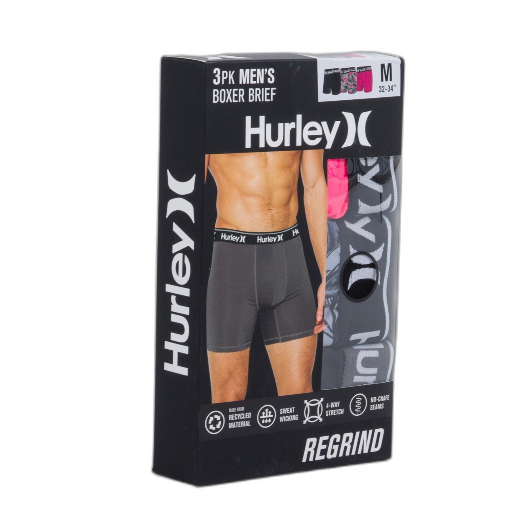 Set of 3 boxer shorts Hurley Regrind