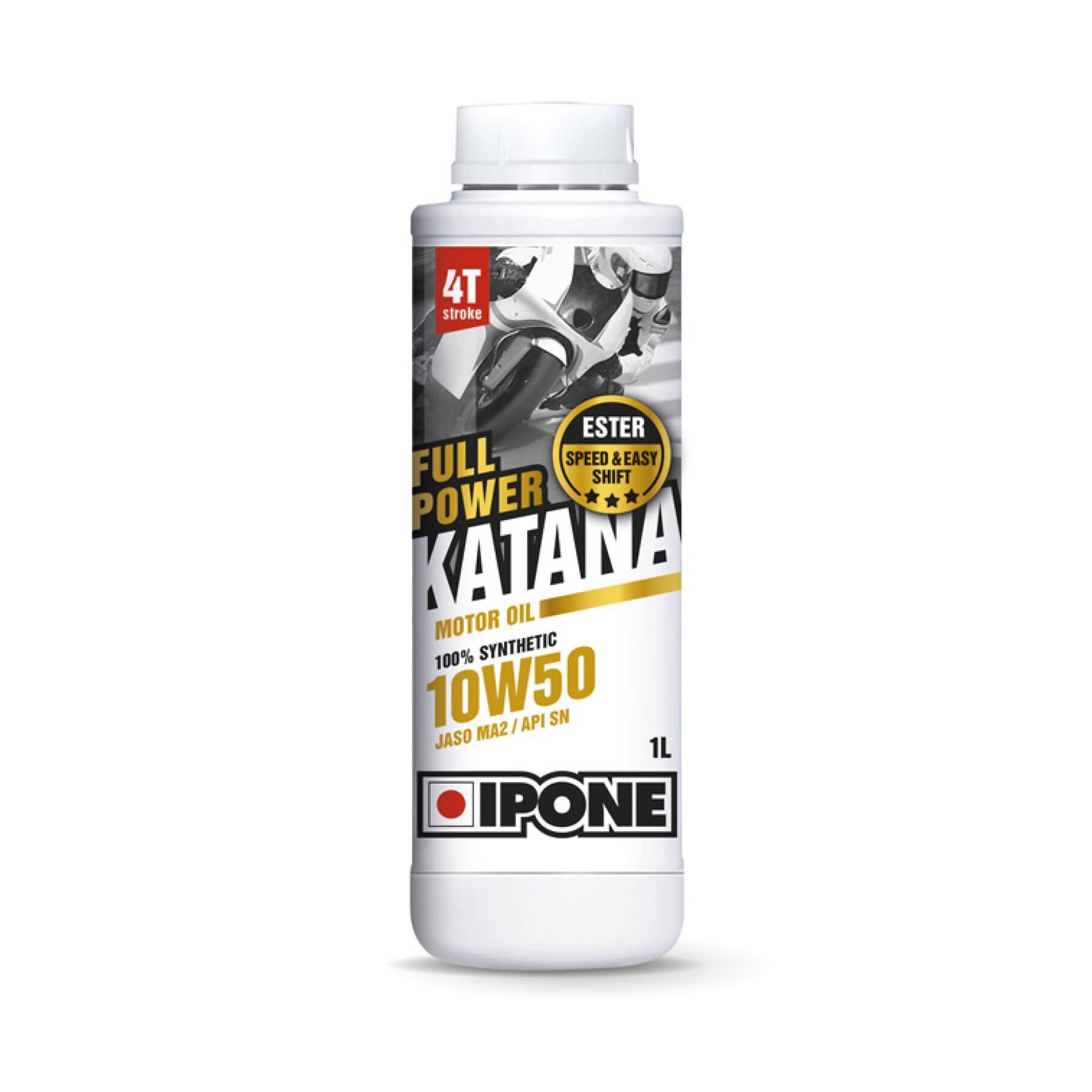 Motorcycle oil ipone full power katana 10w52