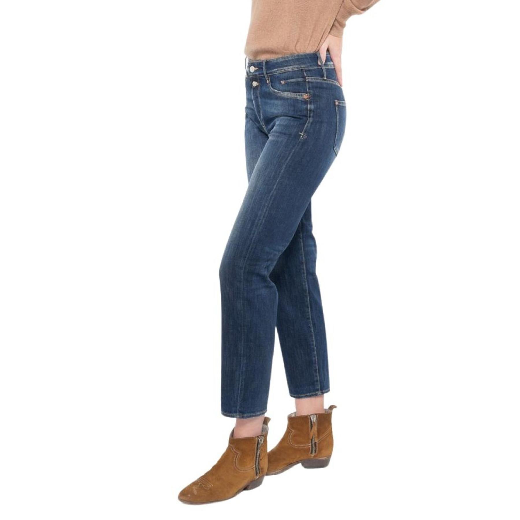 Women's high waist jeans Le temps des cerises Basic 400/18