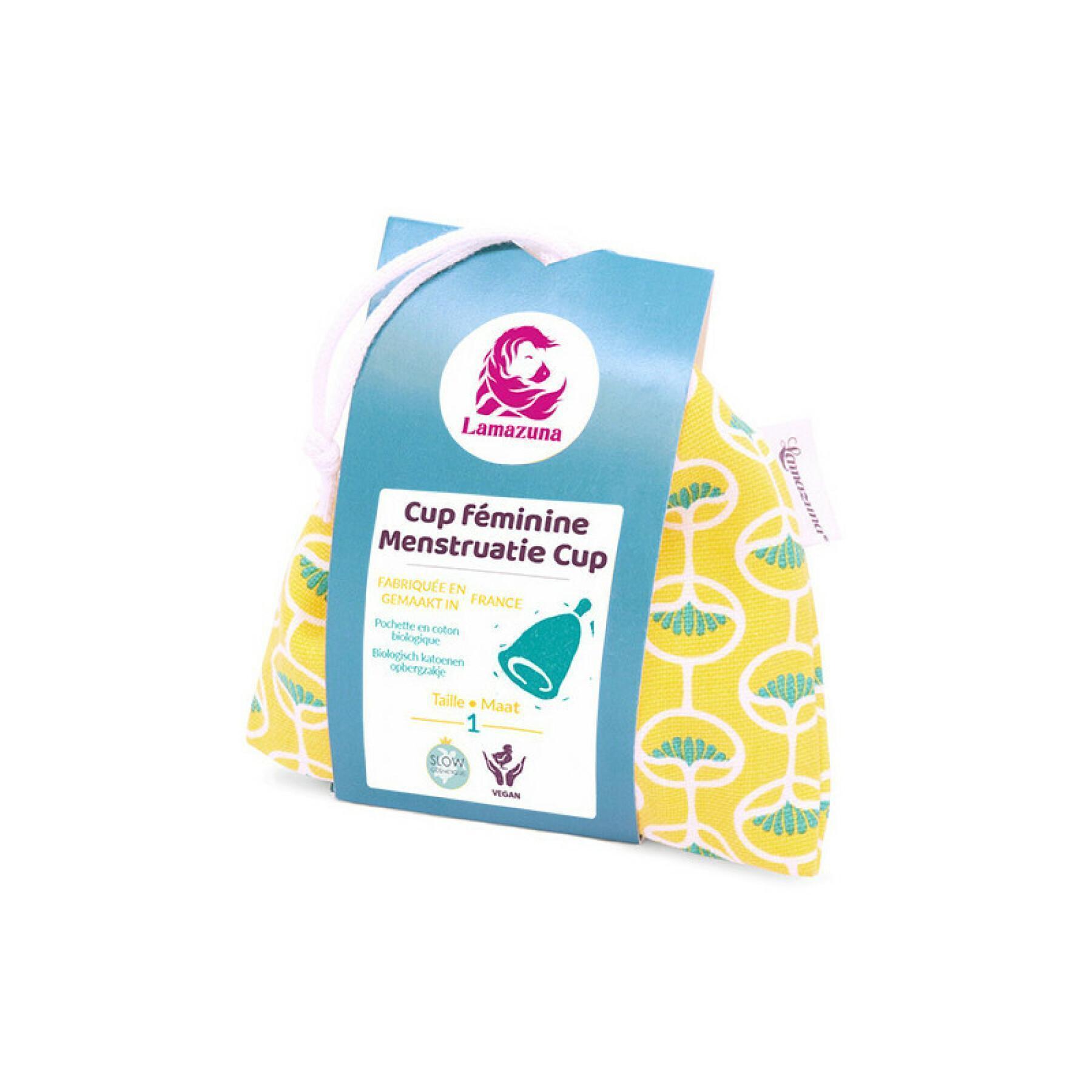 Menstrual cup with pouch for women Lamazuna