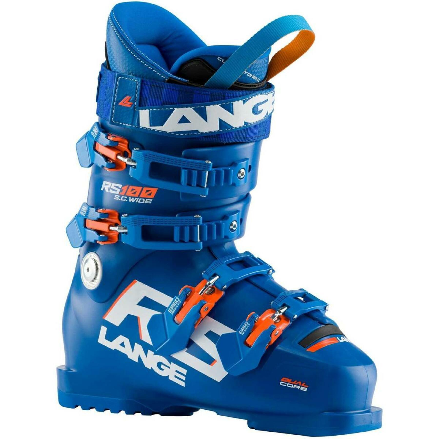 Children's ski boots Lange rs 100 s.c. wide