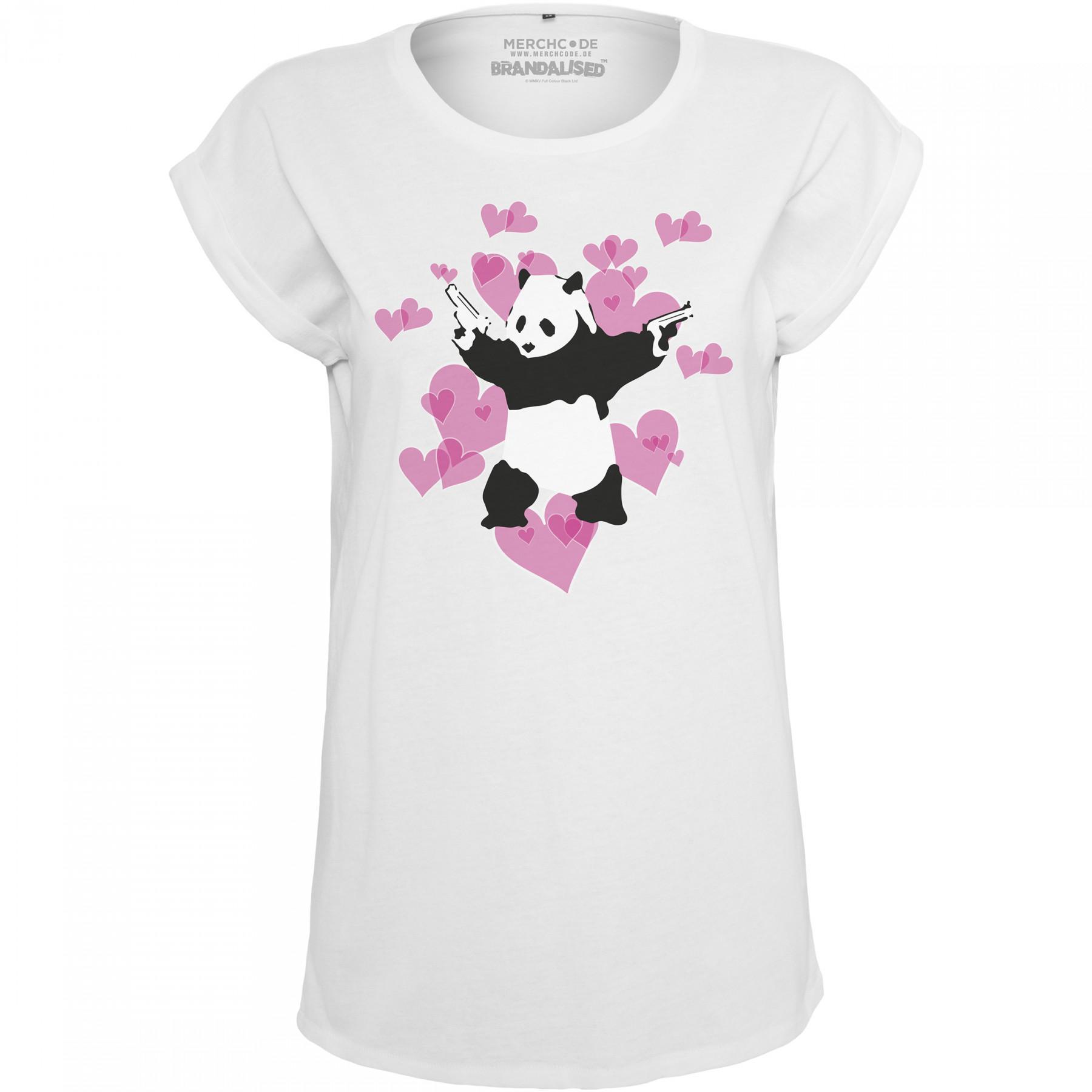 T-shirt woman Urban Classic banky panda heart