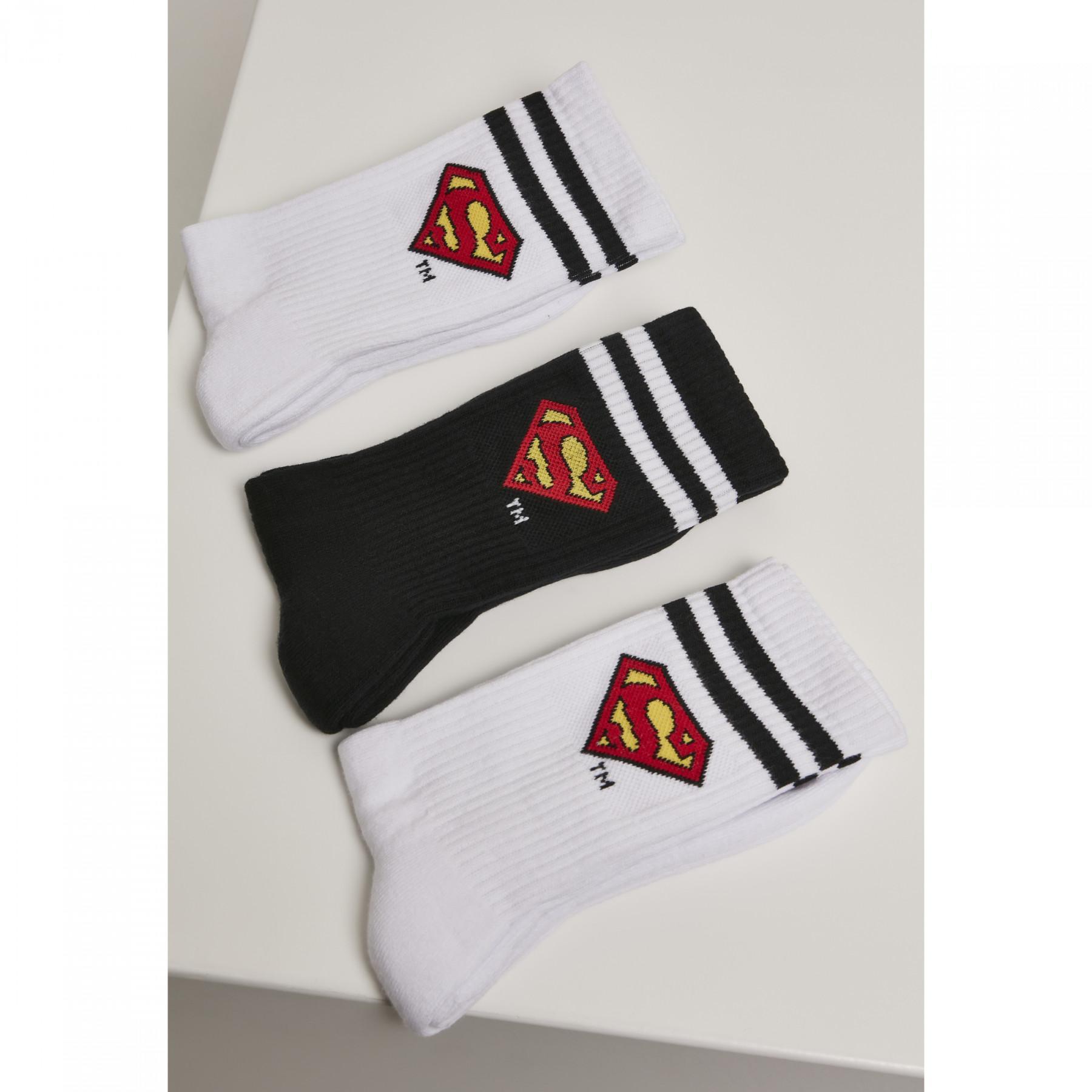 Pack of 3 socks Urban Classics superman
