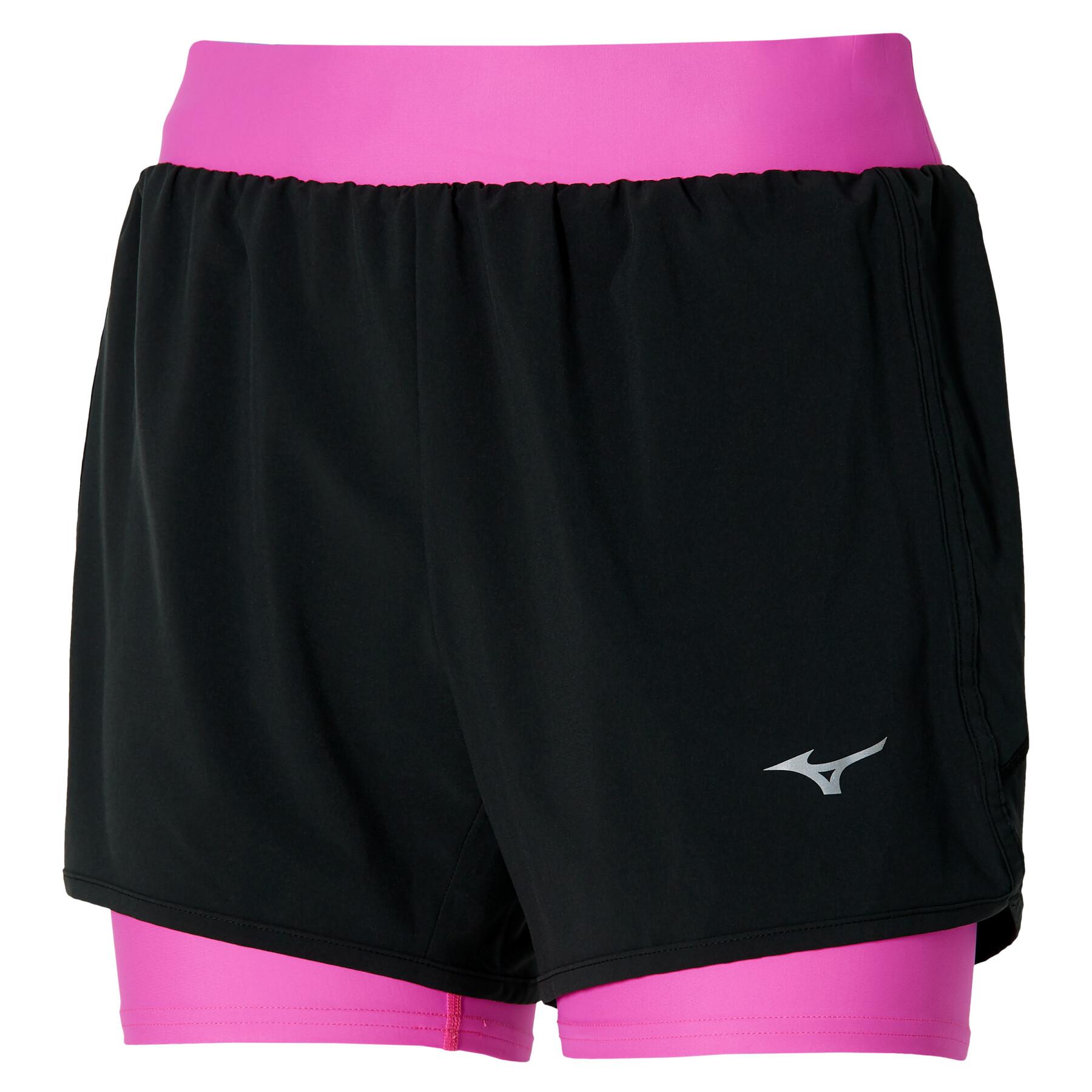 Women's 2-in-1 shorts Mizuno ER 4.5
