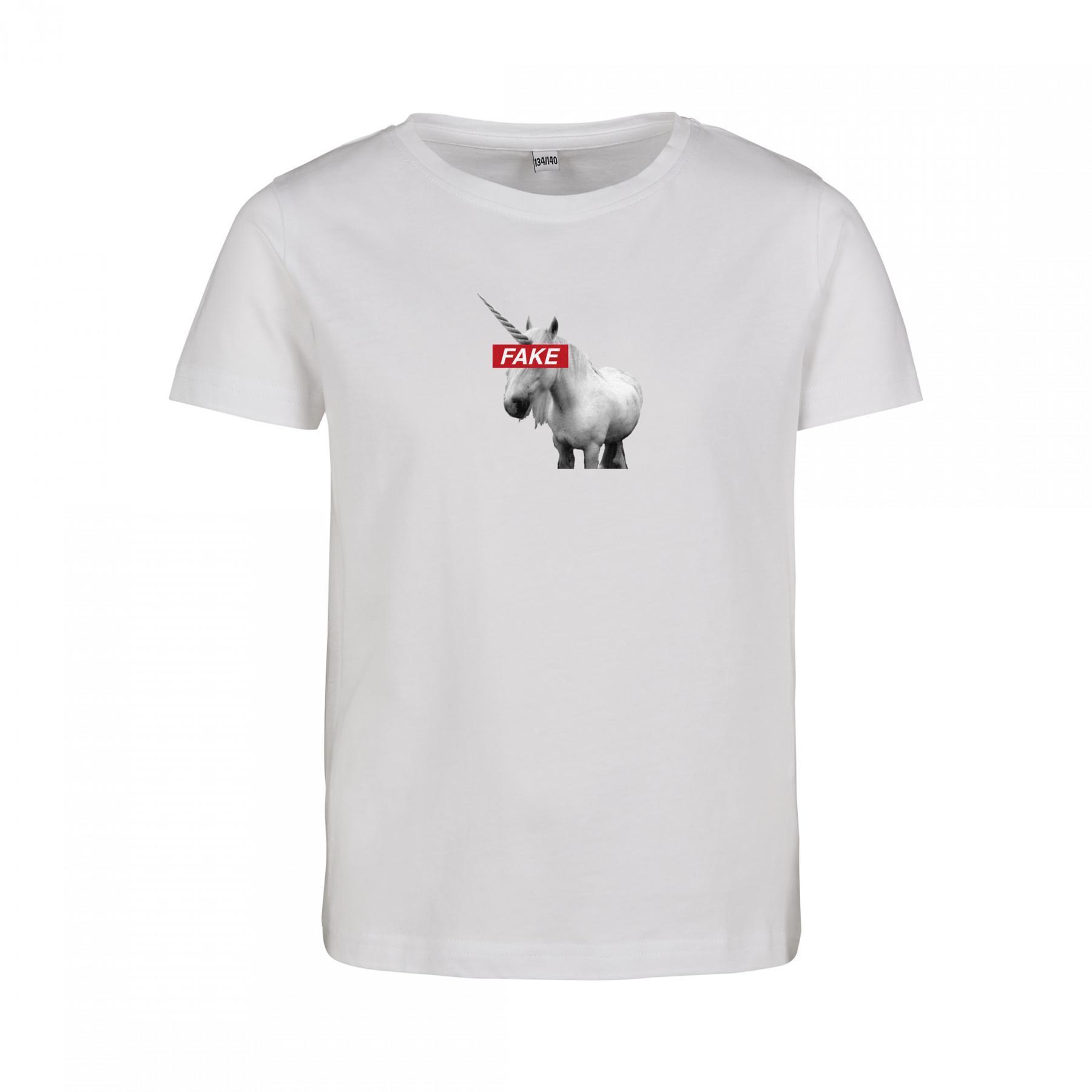 Child's T-shirt Mister Tee fake unicorn
