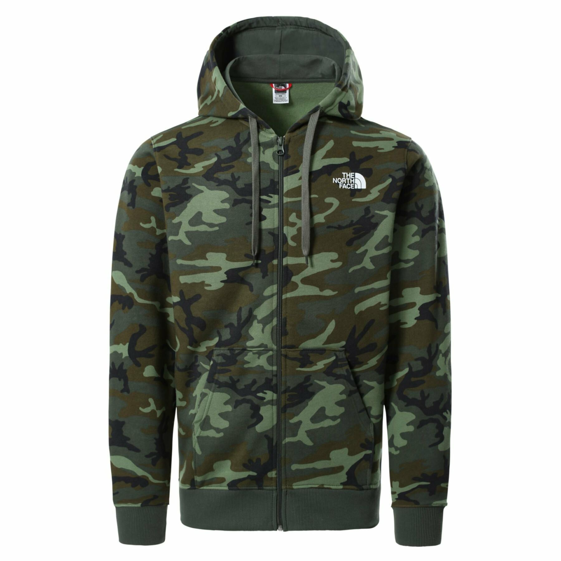 Sweatshirt with zip The North Face Open Gate