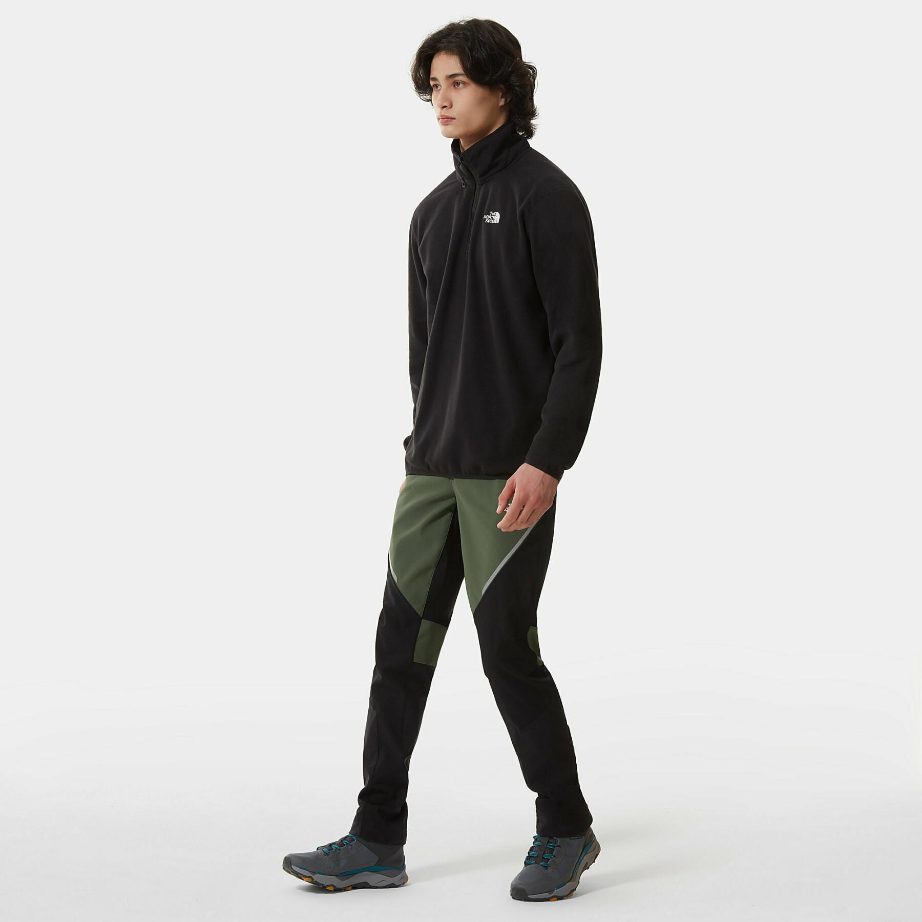 Fleece with zipped collar The North Face 100 glacier