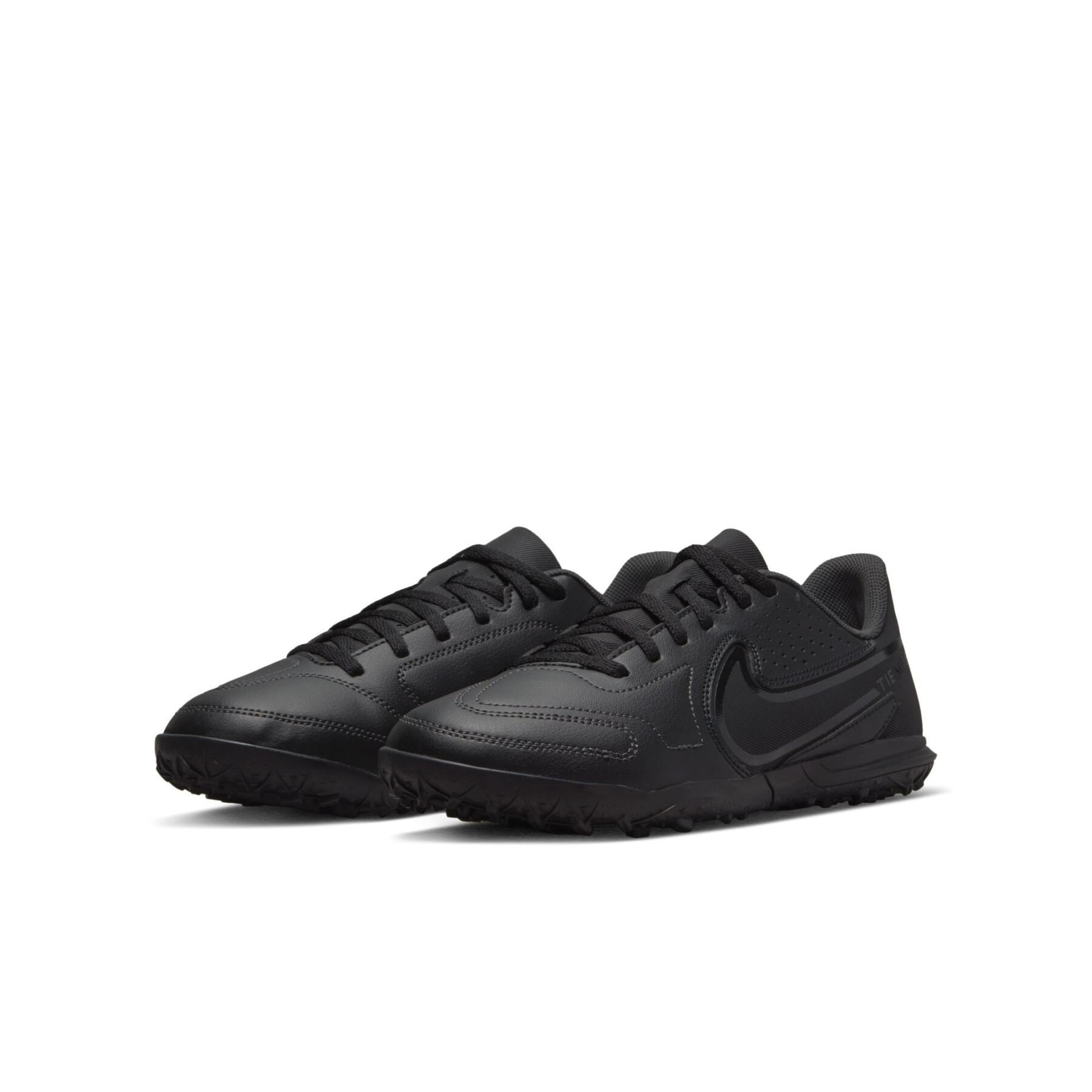 Children's soccer shoes Nike Tiempo Legend 9 Club TF - Shadow Black Pack