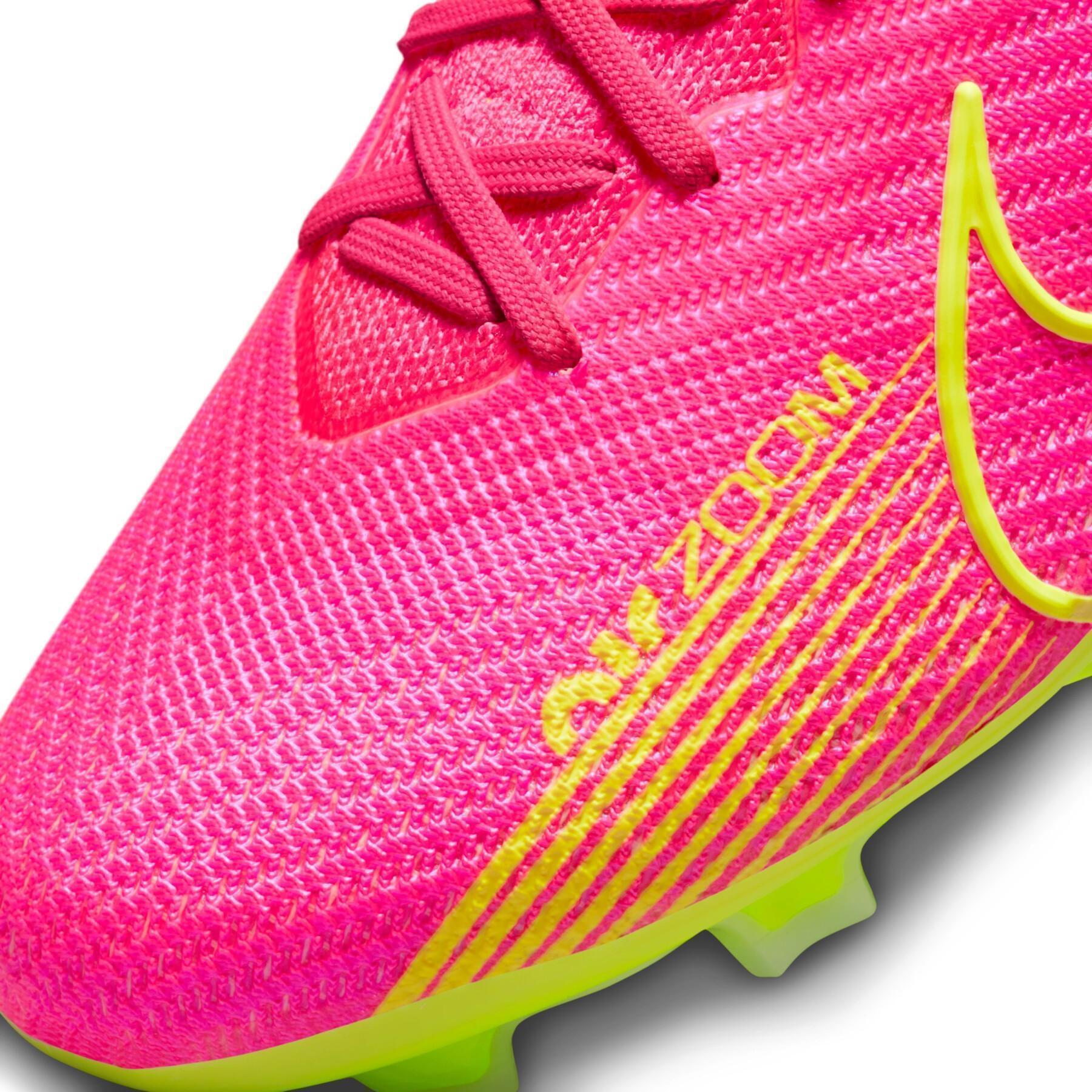 Nike Mercurial Zoom Vapor 15 Elite FG Pink/Volt Footwear Size M 6 / W