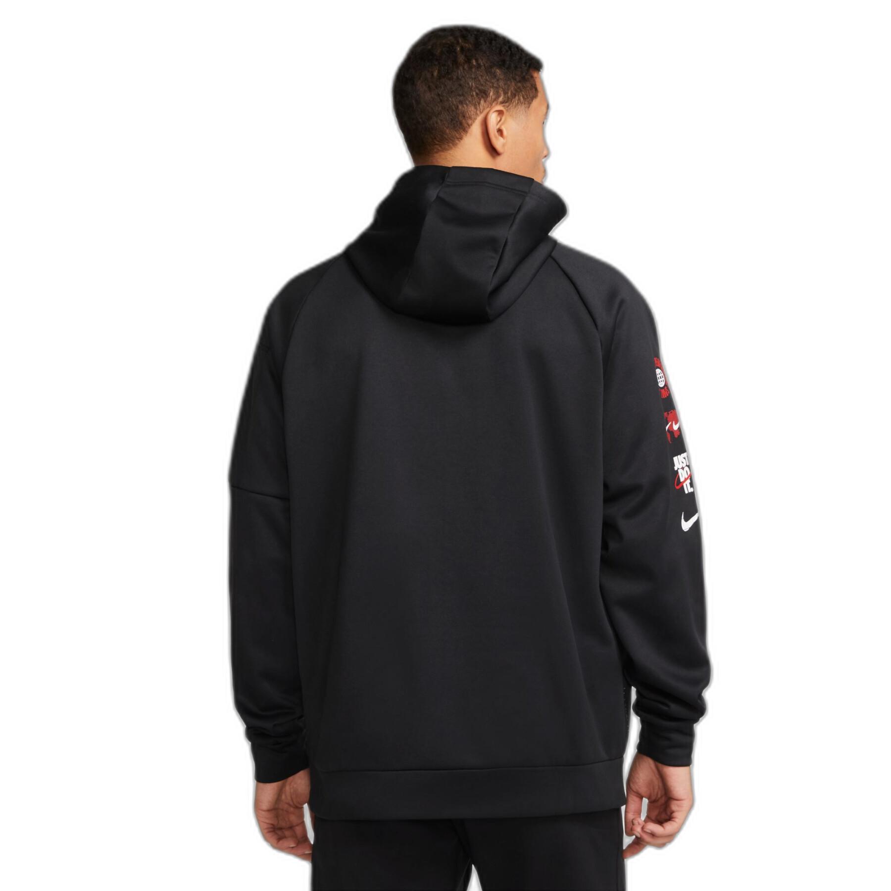Hooded sweatshirt Nike Therma-FIT PO GFX 1