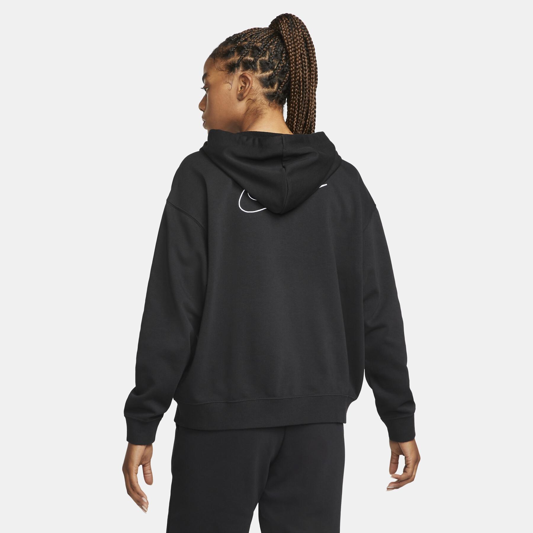 Sweatshirt women's hooded zipper Nike Dri-Fit Get Fit Graphic