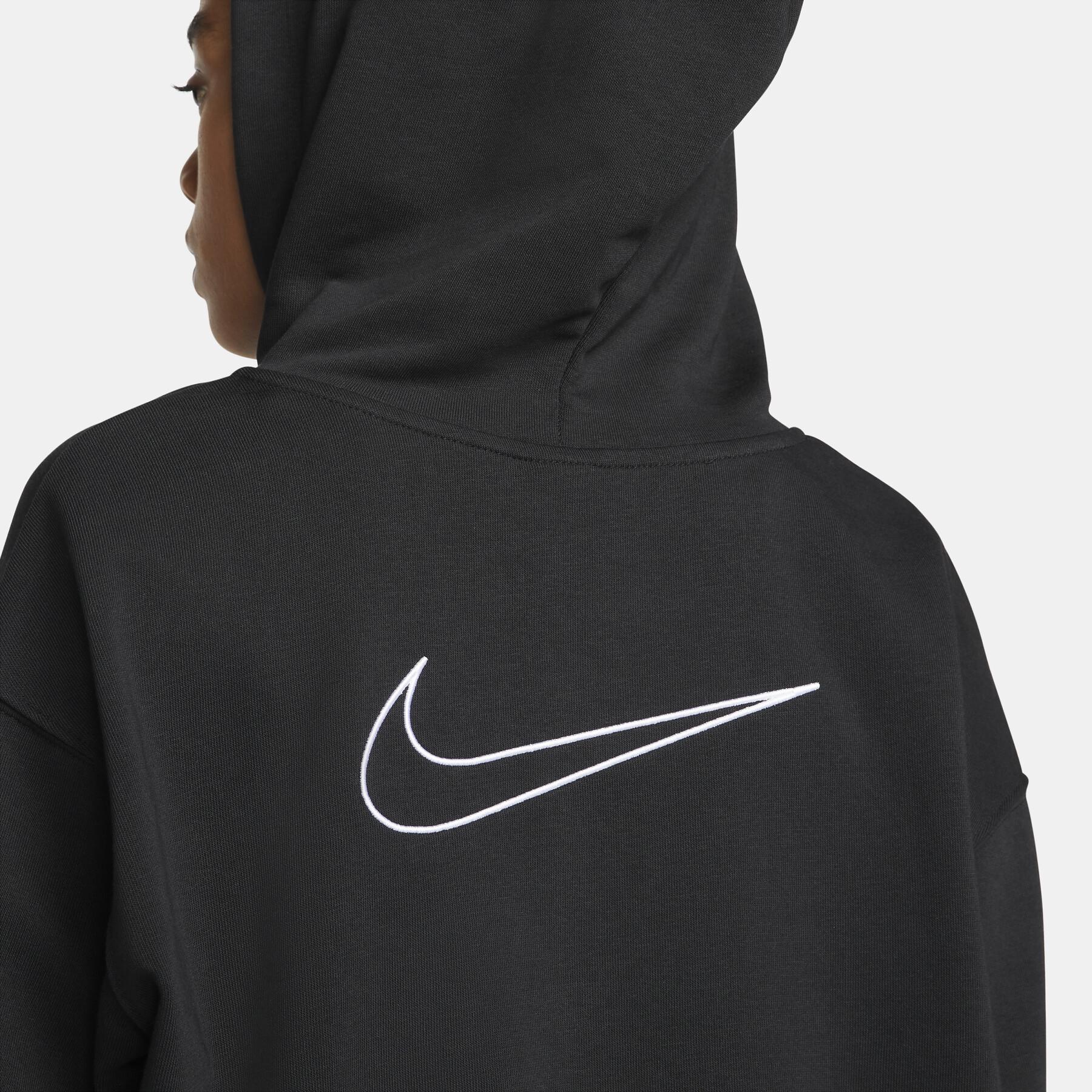 Sweatshirt women's hooded zipper Nike Dri-Fit Get Fit Graphic